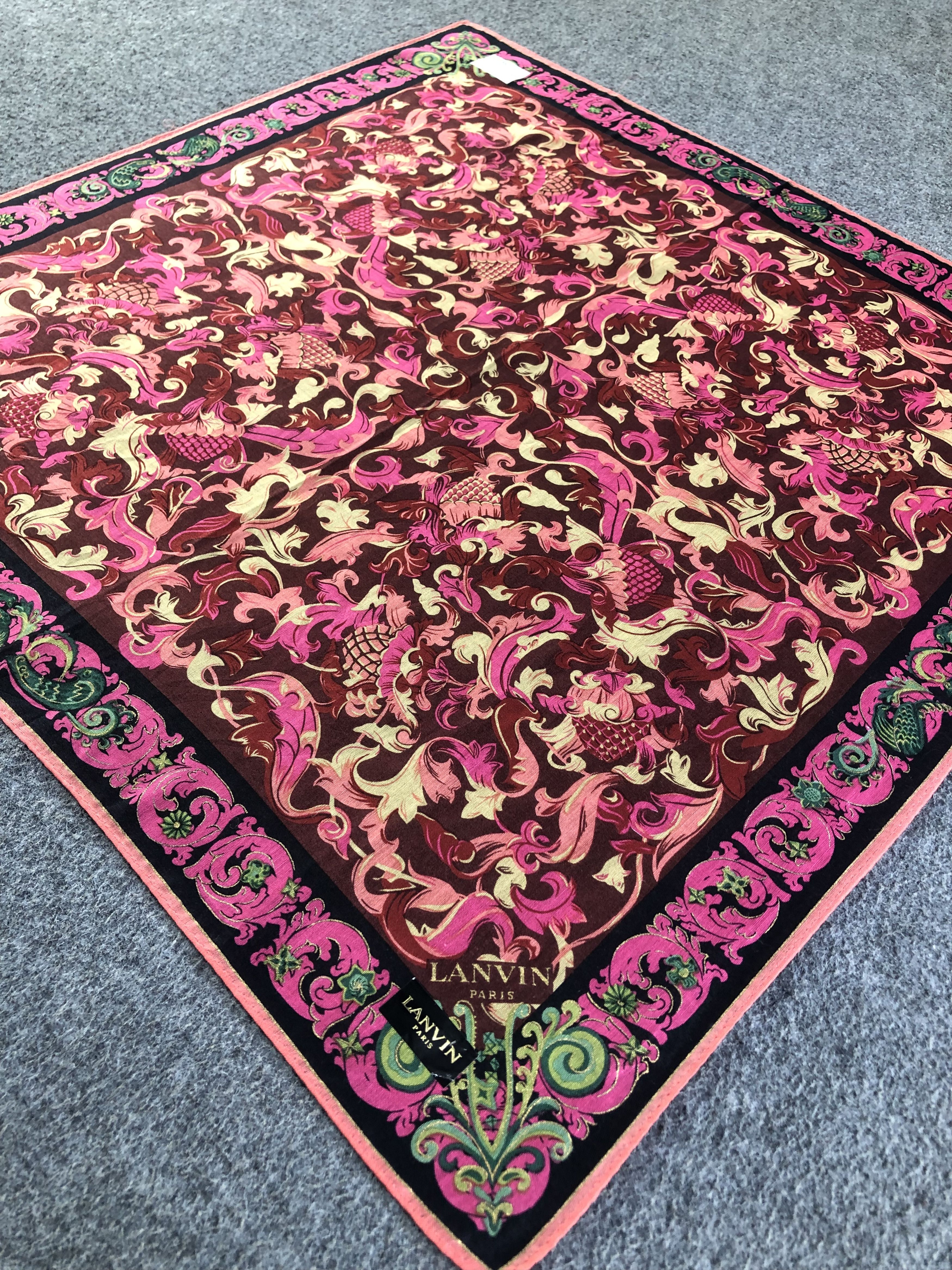 Lanvin Lanvin Handkerchief / Bandana / Neckerchief C333 Size ONE SIZE - 4 Thumbnail