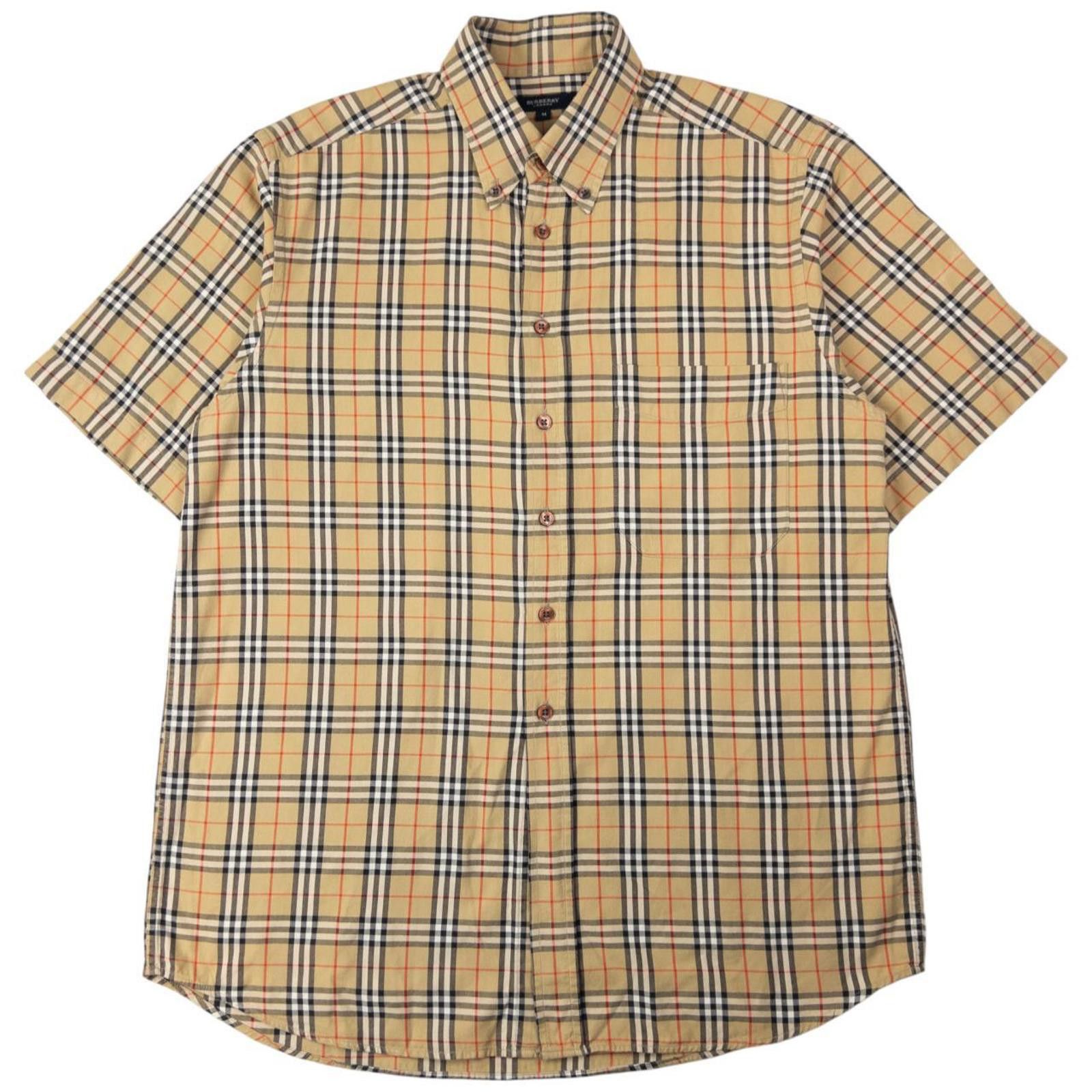 Burberry Vintage Burberry Nova Check Short Sleeve Shirt Size M Size US M / EU 48-50 / 2 - 1 Thumbnail