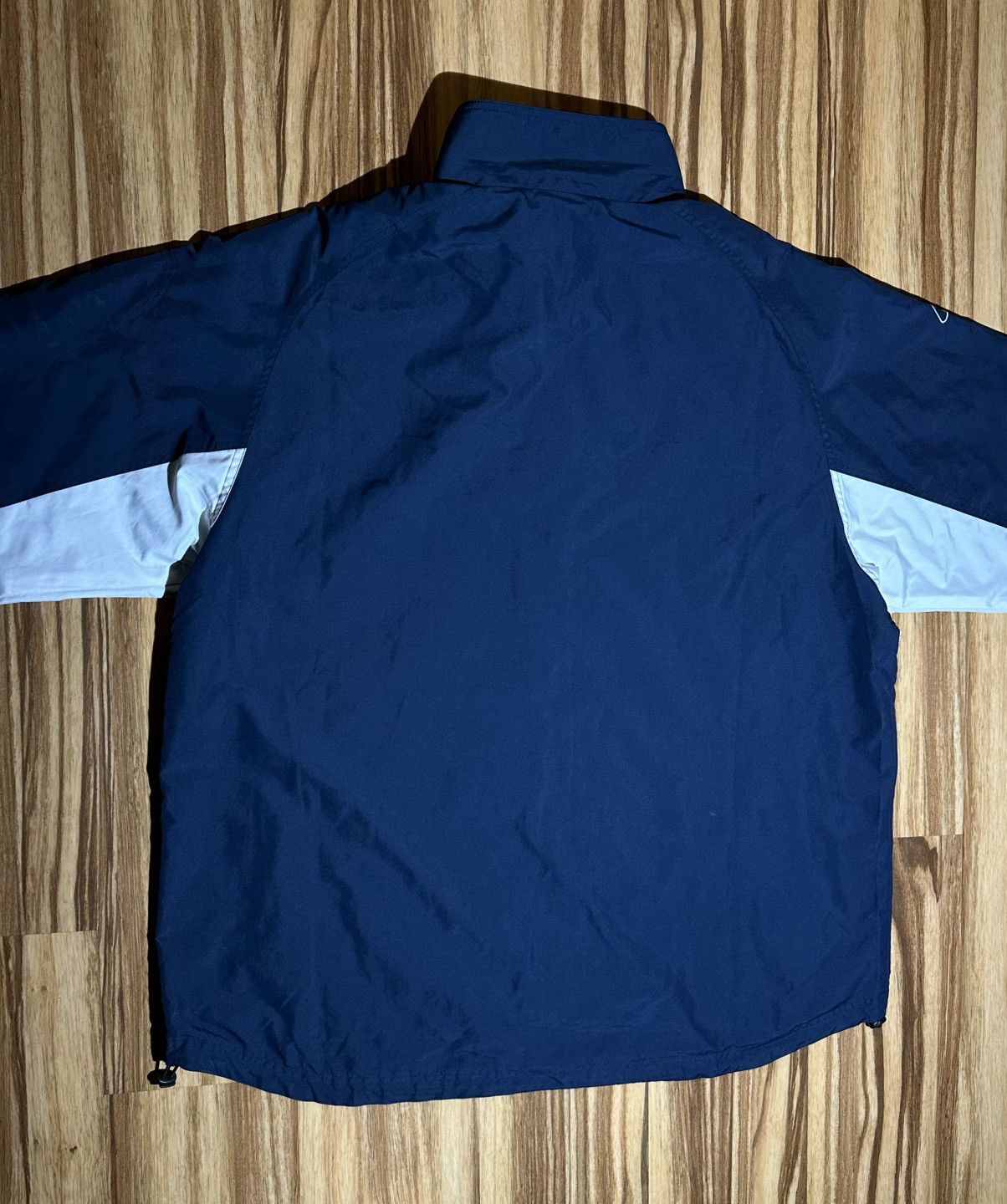 Reebok Vintage 2000s Reebok Men's Navy and WhiteWindbreaker Size2XL Size US XXL / EU 58 / 5 - 12 Thumbnail