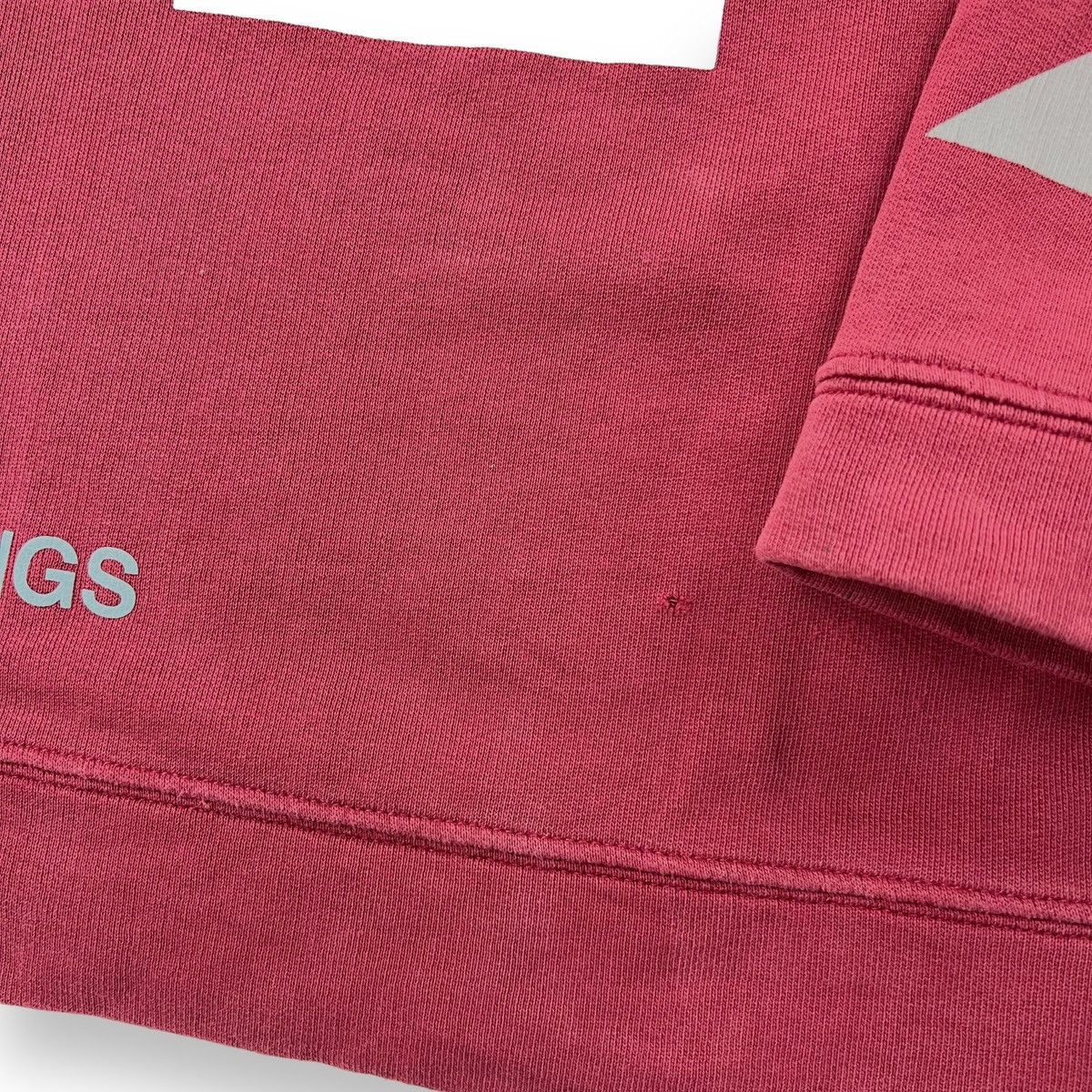 Off-White Off-White Burgundy Arrows Sweatshirt Size US M / EU 48-50 / 2 - 6 Thumbnail