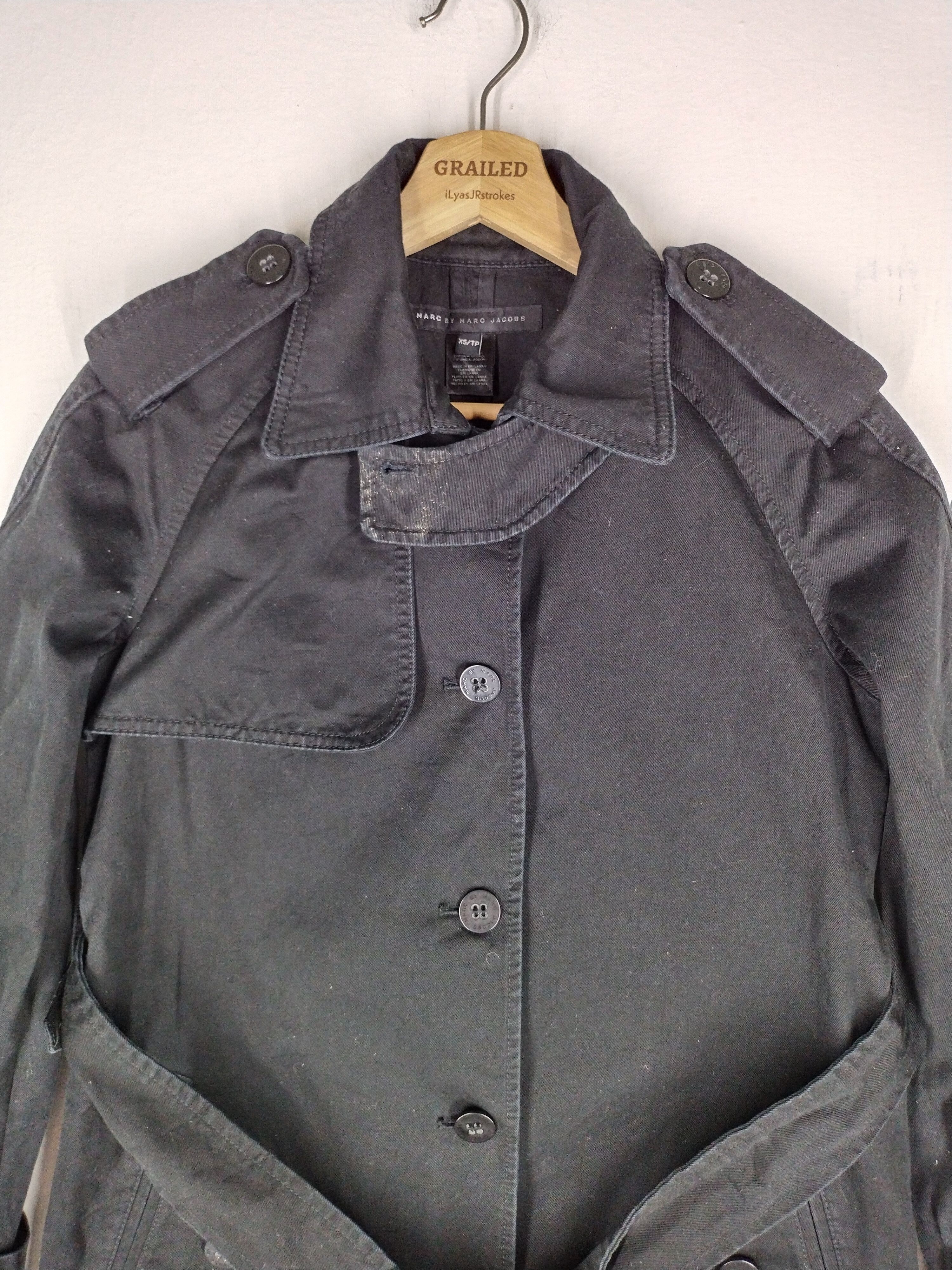 Marc by Marc Jacobs Marc by Marc Jacobs Women's Trench Coat Jacket Size S / US 4 / IT 40 - 3 Thumbnail