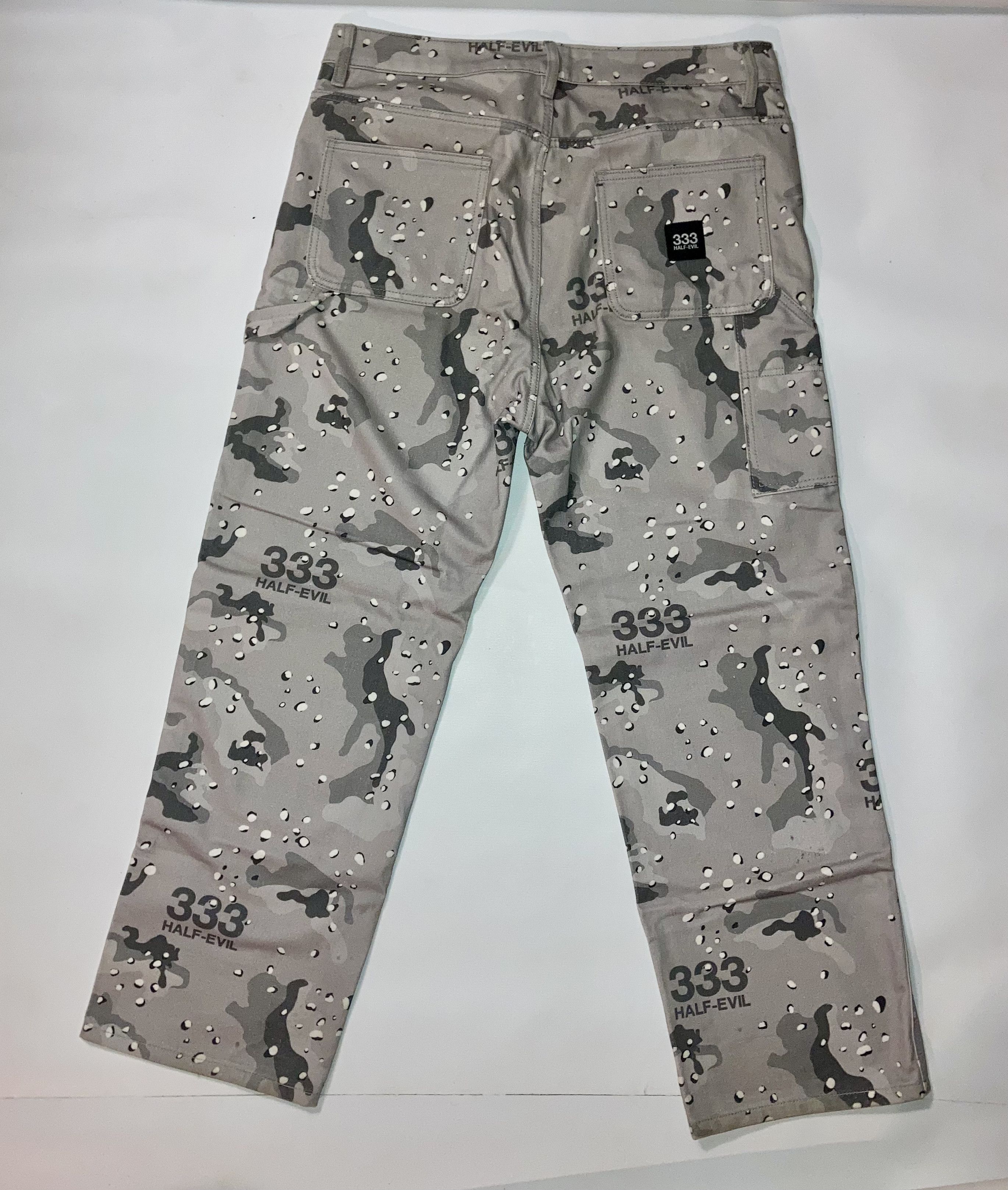 Half Evil Half Evil Camo Grey Work Pant Size US 38 / EU 54 - 3 Thumbnail