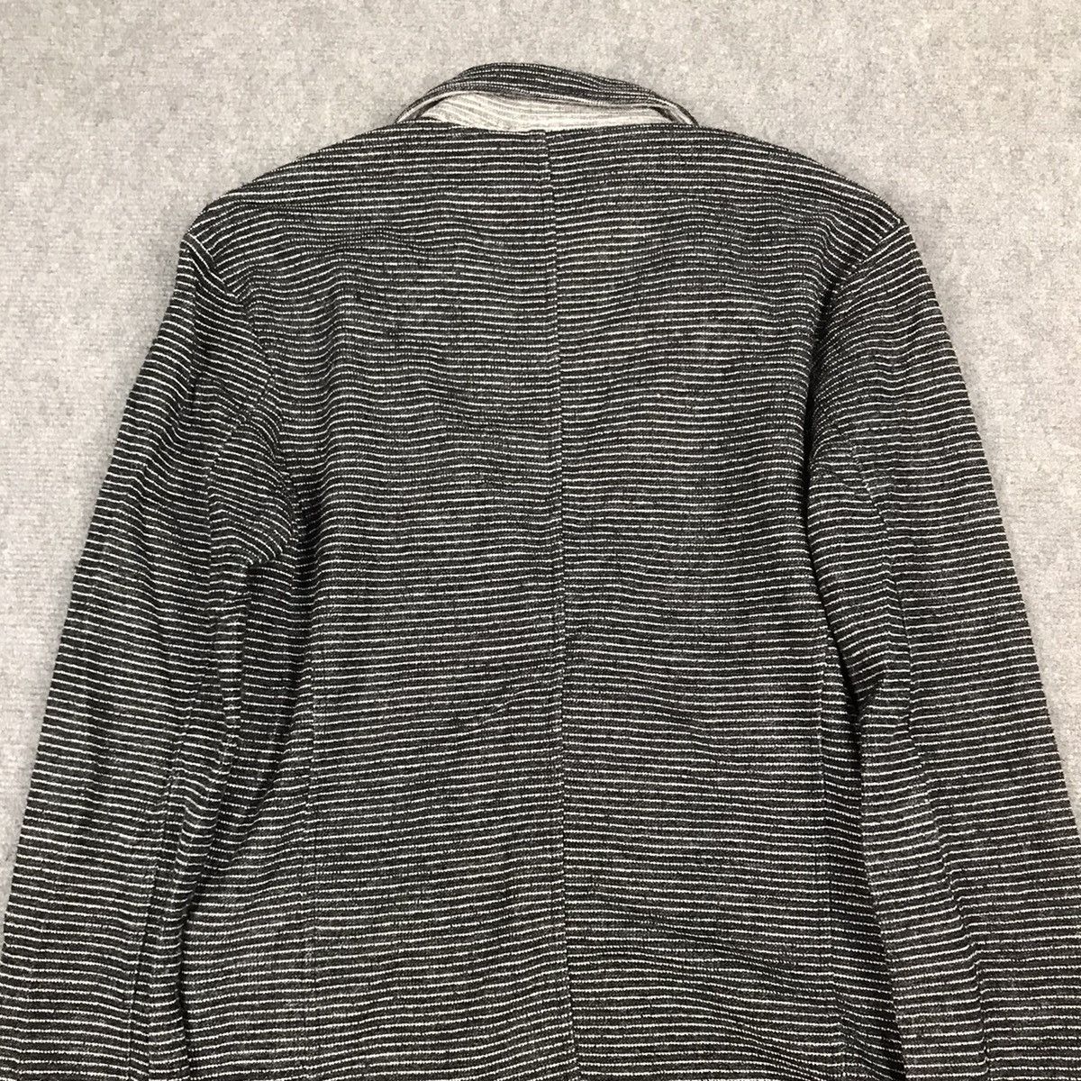 If Six Was Nine × Japanese Brand × Vintage SEMANTIC DESIGN STRIPED PUNK COAT JACKET Size US S / EU 44-46 / 1 - 6 Thumbnail