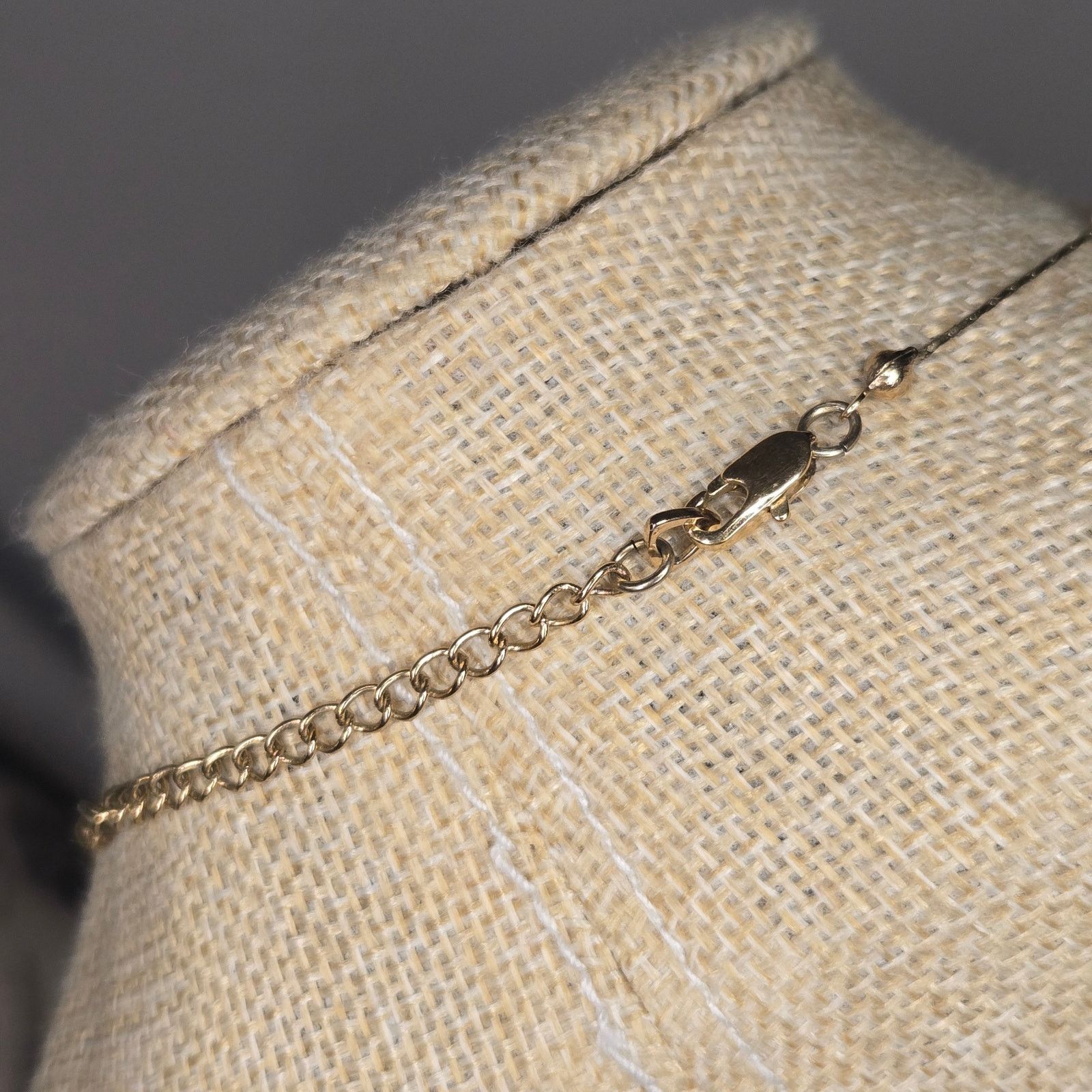 Vintage Vintage Amber Yellow Station Necklace Long Chain Boho Style Size ONE SIZE - 5 Thumbnail