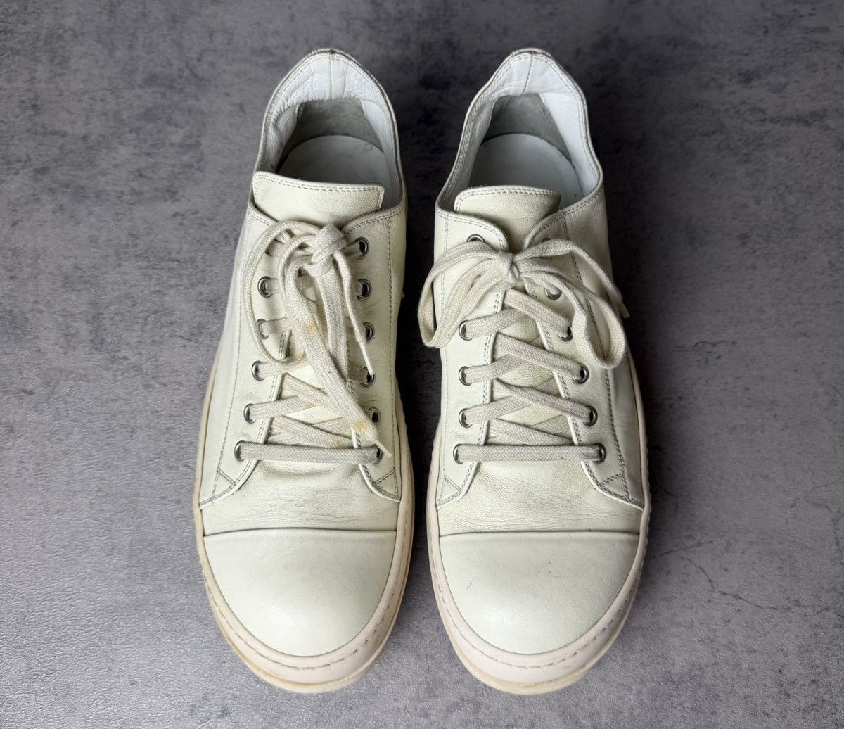 Rick Owens RICK OWENS - RAMONES TRIPLE MILK LOW TOP Size US 10 / EU 43 - 6 Thumbnail