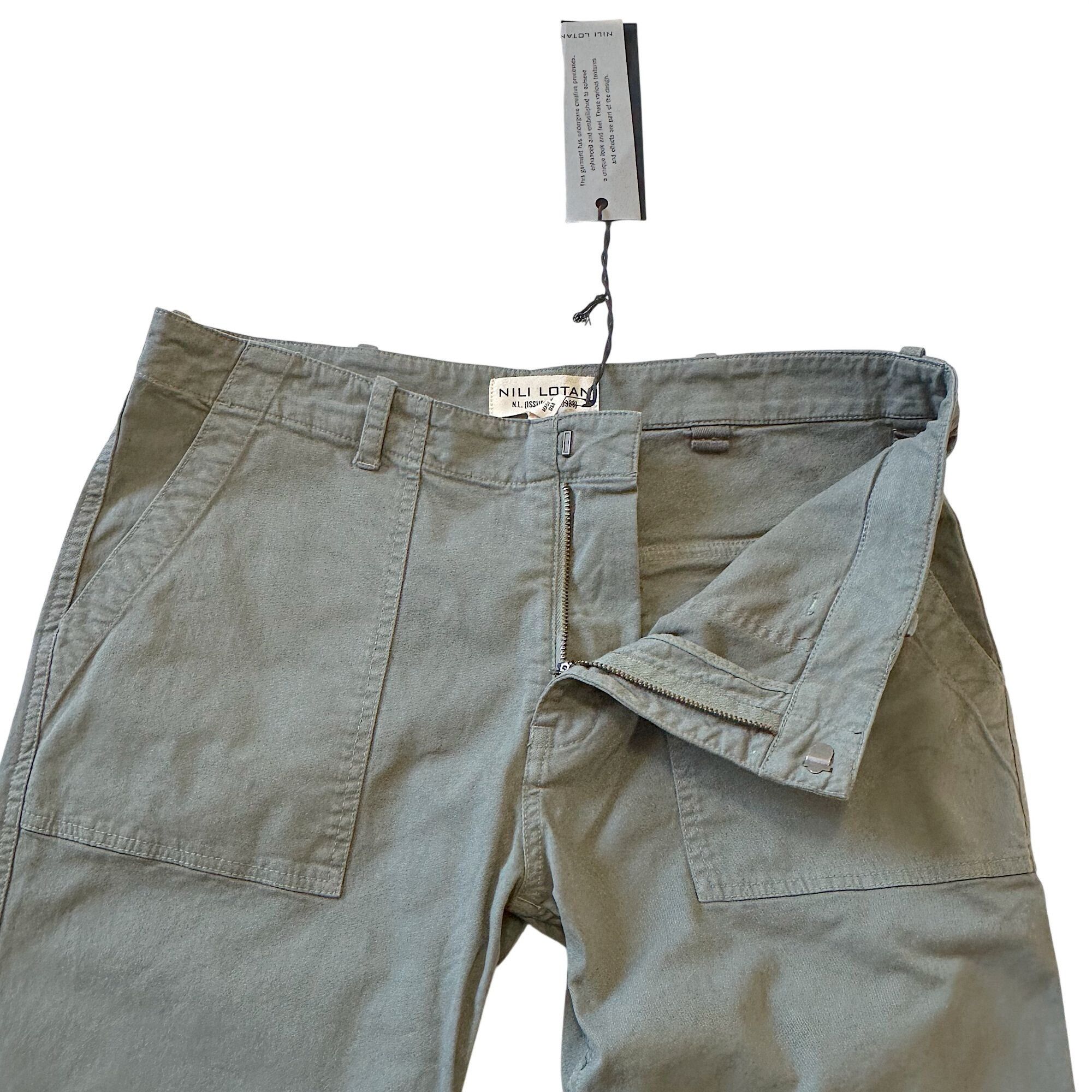 Nili Lotan Nili Lotan Jenna Pants in Admiral Green, Size 8, NWT Size 30" / US 8 / IT 44 - 9 Thumbnail