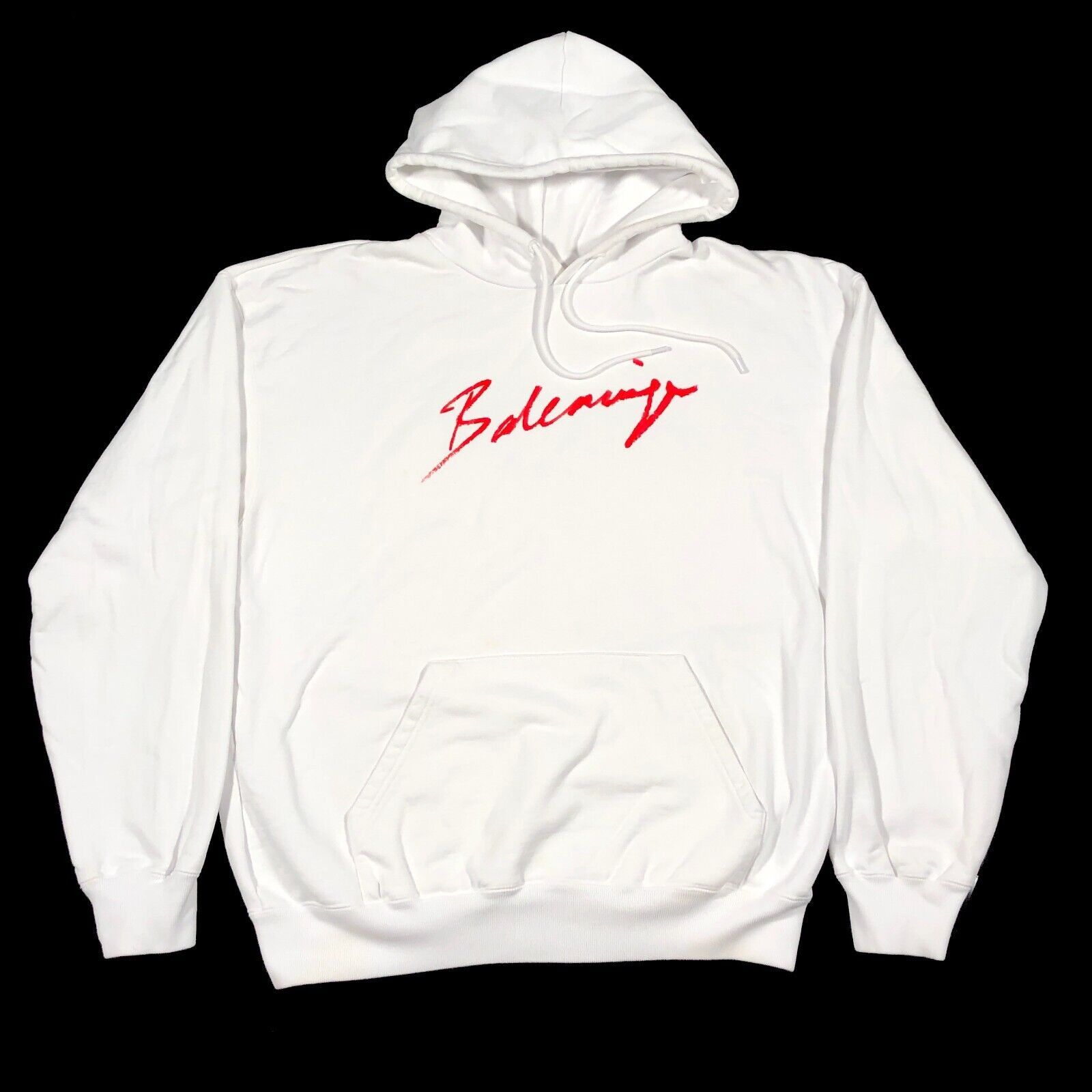Balenciaga 2019 Balenciaga Lipstick Signature Logo Hoodie Sweater Size US M / EU 48-50 / 2 - 1 Thumbnail