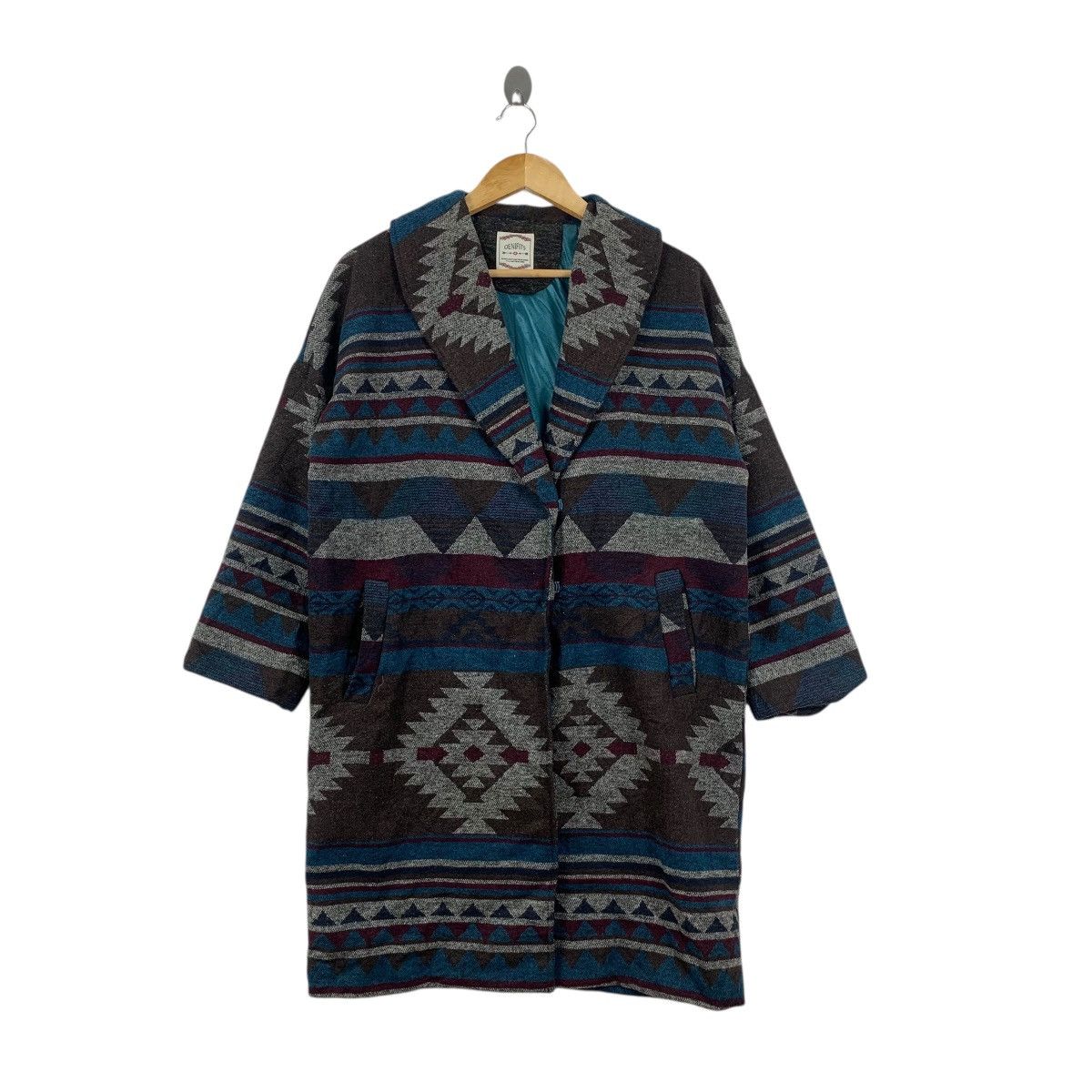 Other DENIFITS AZTEC NAVAJO Aboriginal Robe Coat Onsen Yukata Size L / US 10 / IT 46 - 1 Thumbnail