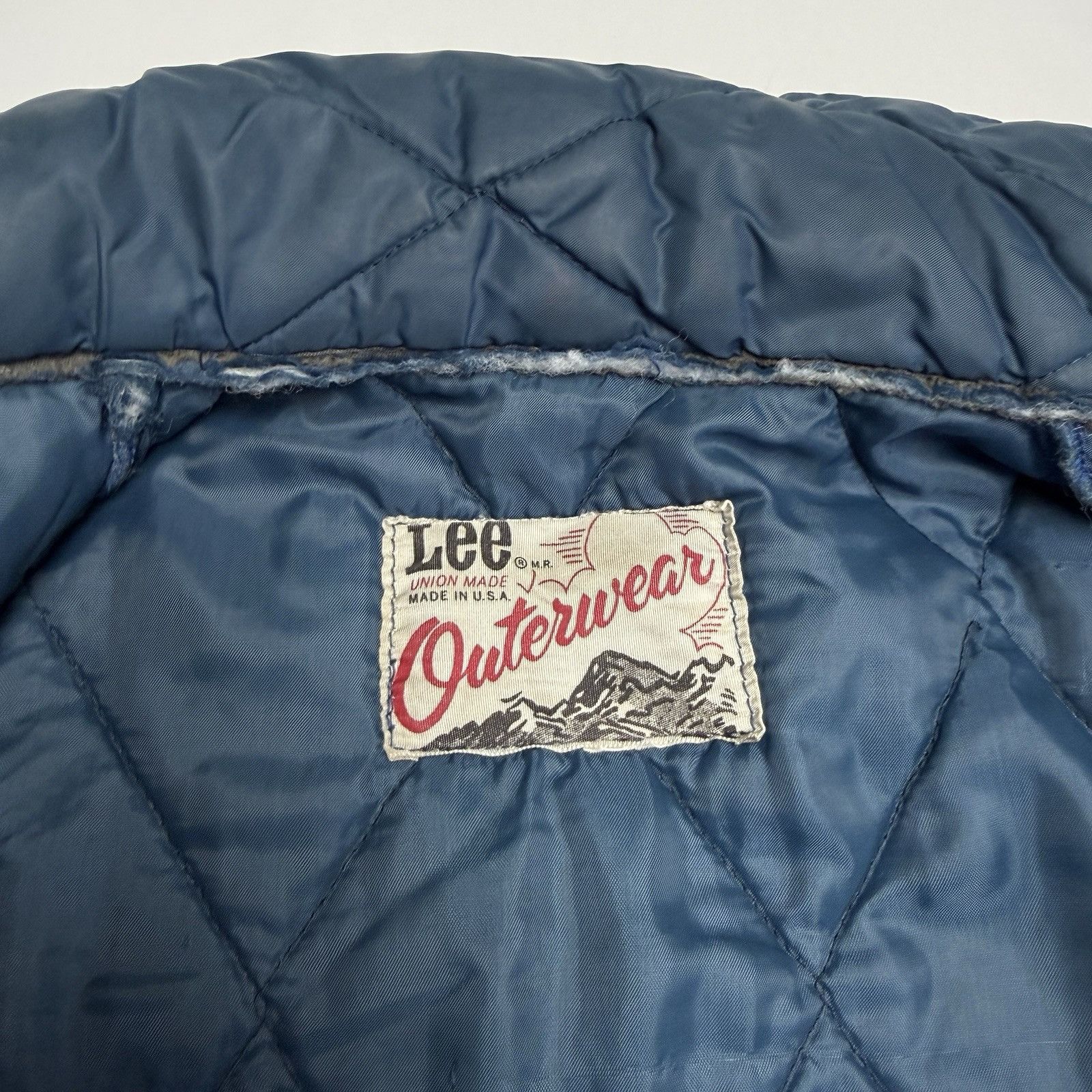 Lee Vintage Lee Union Made Outerwear Jacket Men L Blue Quilted Size US L / EU 52-54 / 3 - 13 Thumbnail