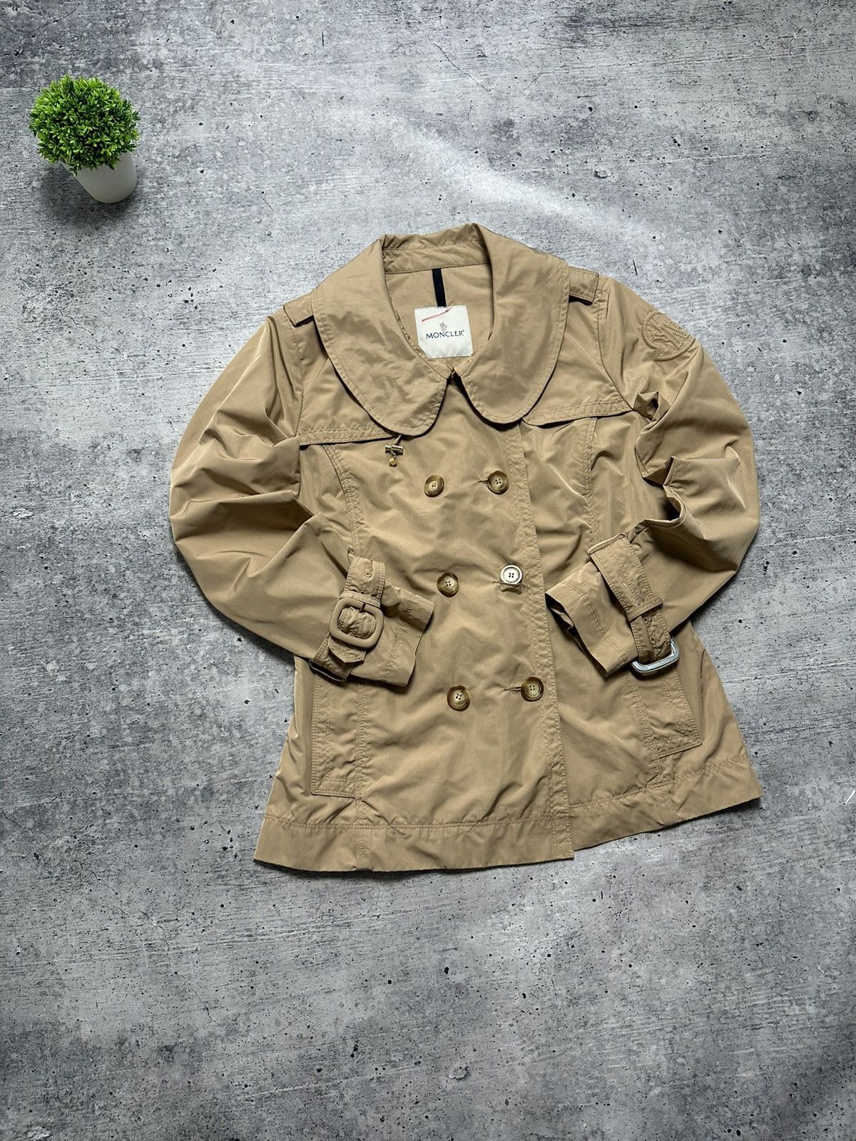 Moncler Moncler Nerine Archive Luxury Jacket Double Breasted Trench Size S / US 4 / IT 40 - 1 Thumbnail