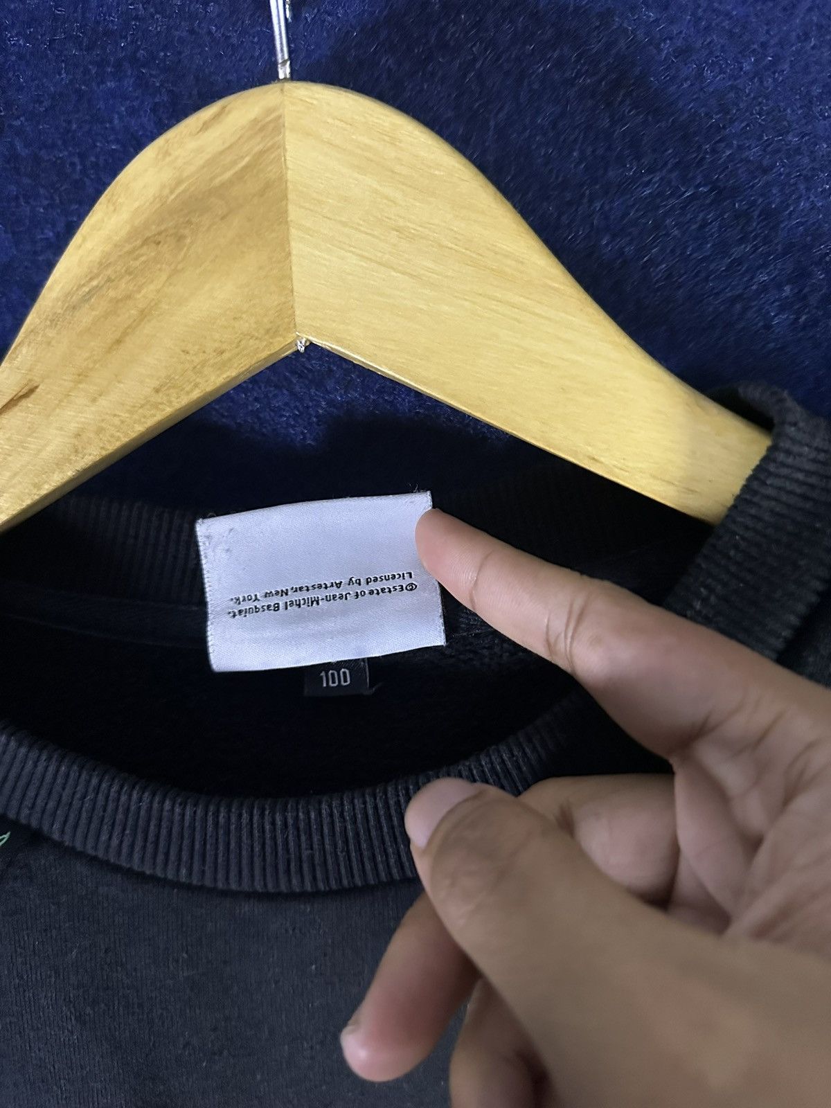 Jean-Michel Basquiat Rare Crewneck JMB/Jean Michel Basquiat x CLRIDE.n Size US L / EU 52-54 / 3 - 6 Thumbnail