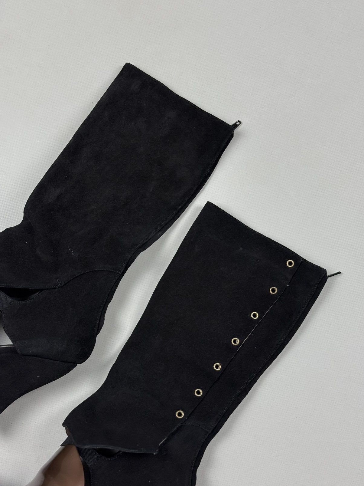 Marni Marni Suede Cut-out High Wedge Over The Knee Boots Shoes Size US 6 / IT 36 - 3 Thumbnail