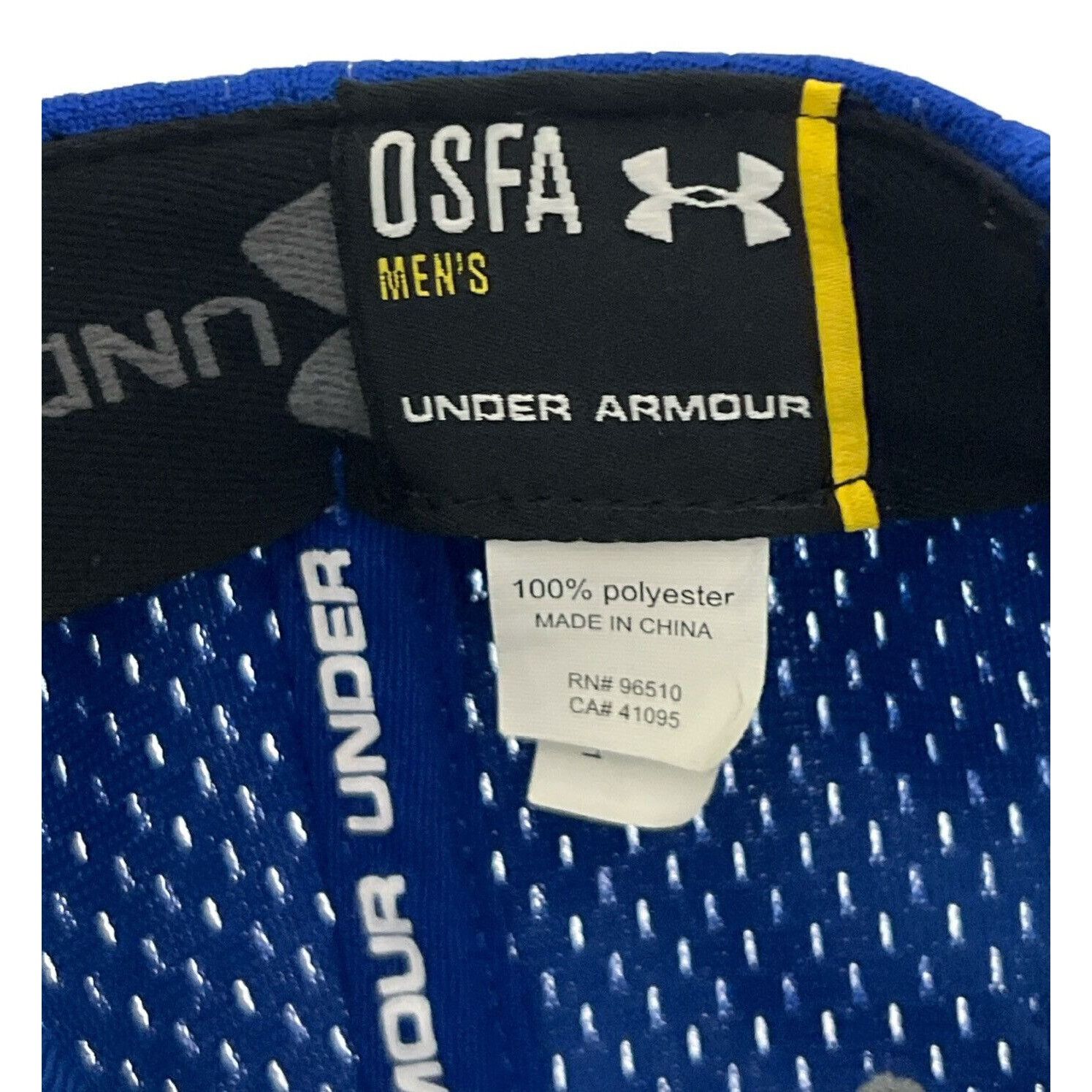 Under Armour UNDER ARMOUR hat Adjustable blue mesh Size ONE SIZE - 6 Thumbnail