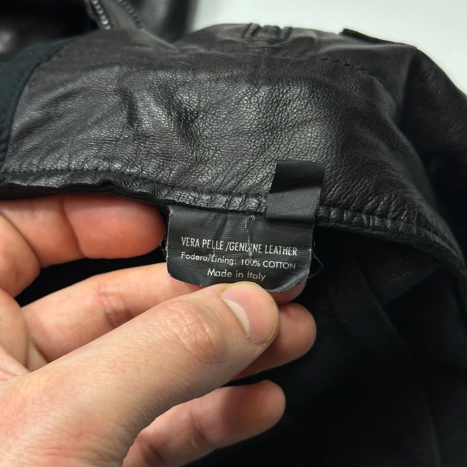 Neil Barrett Neil Barrett 00’s Multi Zip Detailed Leather Flight Jacket M Size US M / EU 48-50 / 2 - 11 Thumbnail