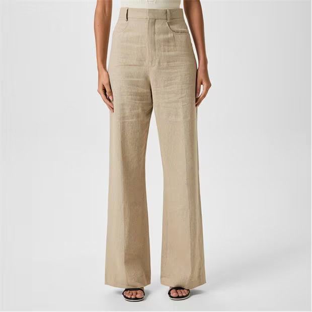 Jacquemus o1g2r1mq1024 Trousers in Beige Size 27" / US 4 / IT 40 - 3 Thumbnail