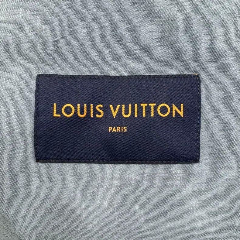 Louis Vuitton Louis Vuitton New wheat ear full logo denim jacket Size US L / EU 52-54 / 3 - 3 Thumbnail