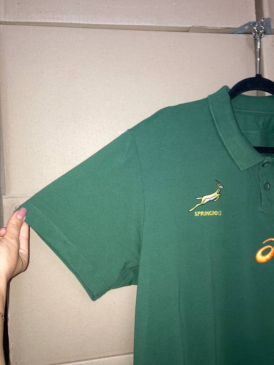 Asics VINTAGE ASICS SOUTH AFRICA RUGBY POLO SHIRT 2019 SIZE 3XL Size US XXL / EU 58 / 5 - 8 Thumbnail