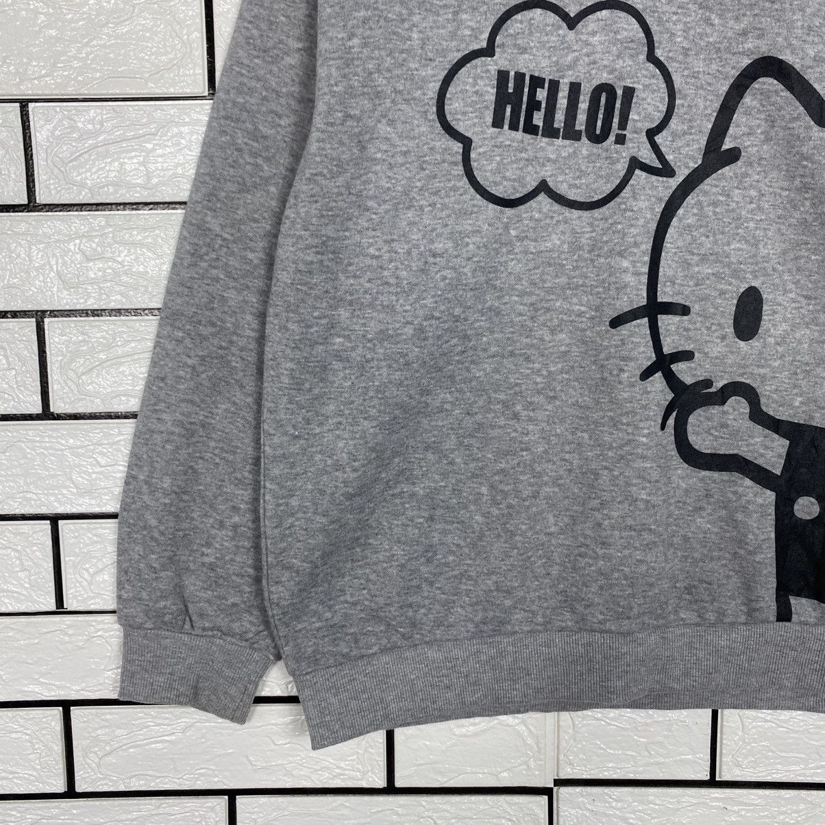 Japanese Brand 📌Vintage Sweatshirt Hello Kitty Big Logo Size US M / EU 48-50 / 2 - 5 Thumbnail