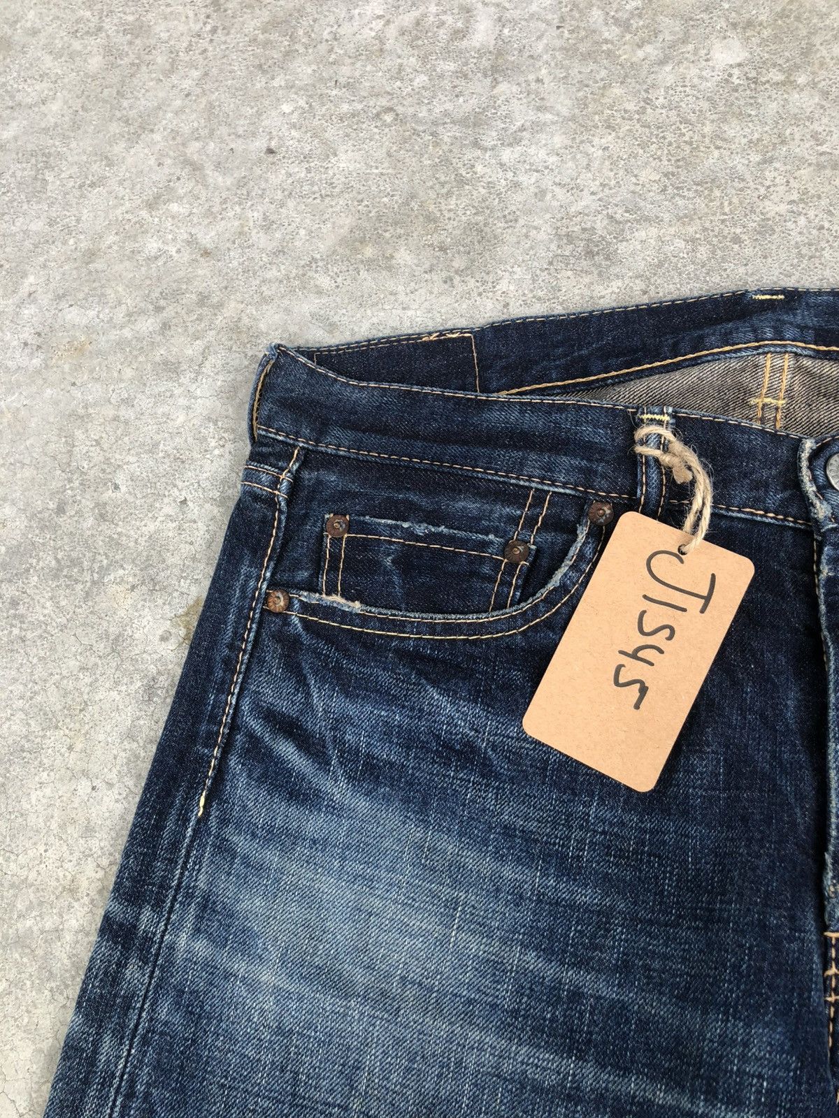 OMNIGOD Japanese OMNIGOD 50053 Distressed Jeans Selvedge Jeans Size US 32 / EU 48 - 13 Thumbnail
