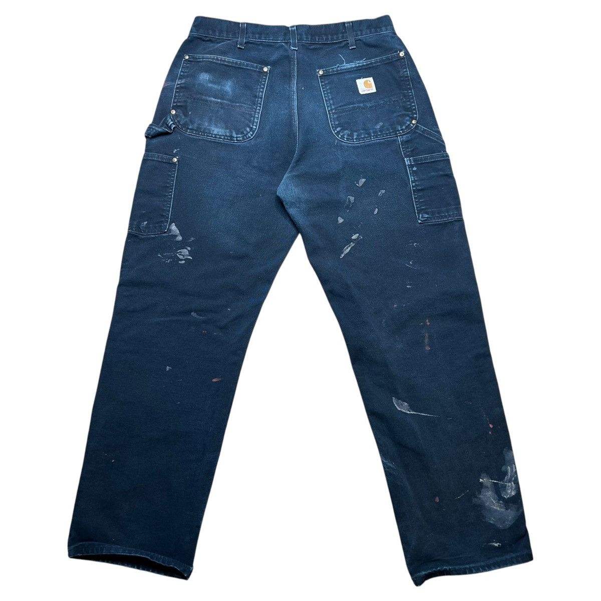 Carhartt × Vintage Carhartt Black Double Knee Carpenter Canvas Dungaree Pants Size US 31 - 2 Thumbnail