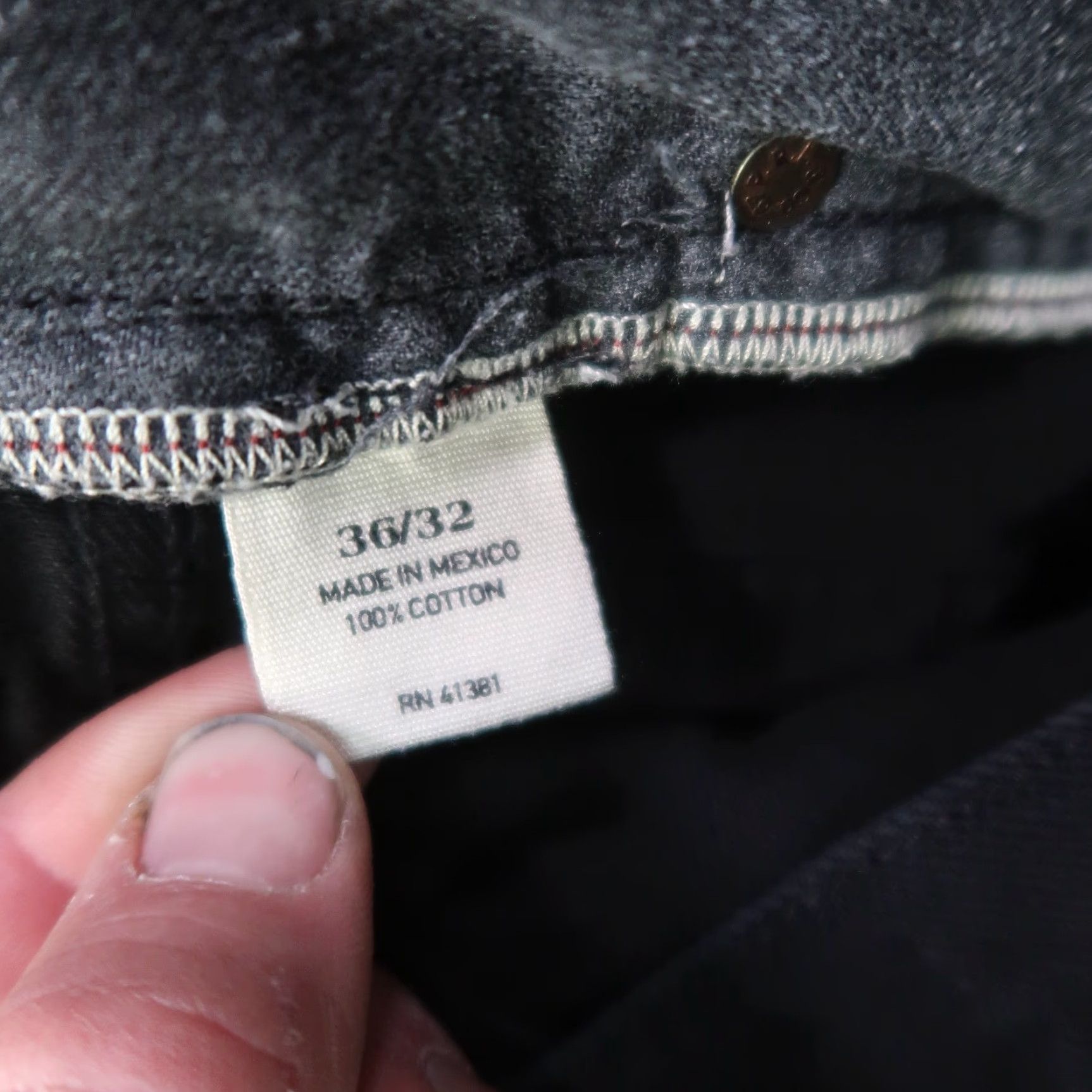 Polo Ralph Lauren Polo Ralph Lauren Jeans Men 36x32 Black Denim Straight 5-Pocket Classic Belt Loops Zipper/Button Vintage No Size US M / EU 48-50 / 2 - 7 Thumbnail