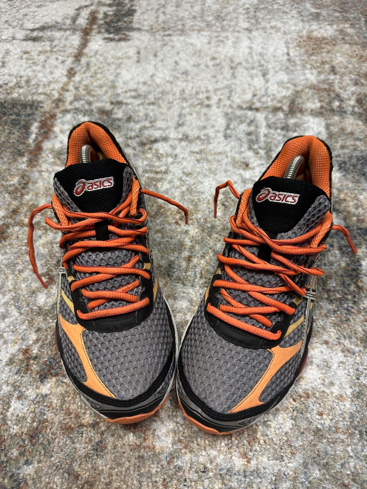 Asics × Japanese Brand × Vintage 🔥 Asics Gel - Cumulus 16 Black / Orange 00s Y2K Size US 8 / EU 41 - 4 Thumbnail