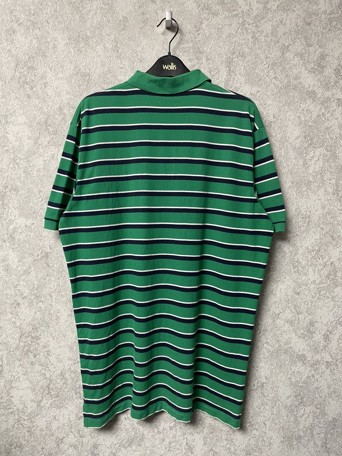 Polo Ralph Lauren Vintage Polo Ralph Lauren Green Striped Polo Shirt Y2K Size US L / EU 52-54 / 3 - 9 Thumbnail