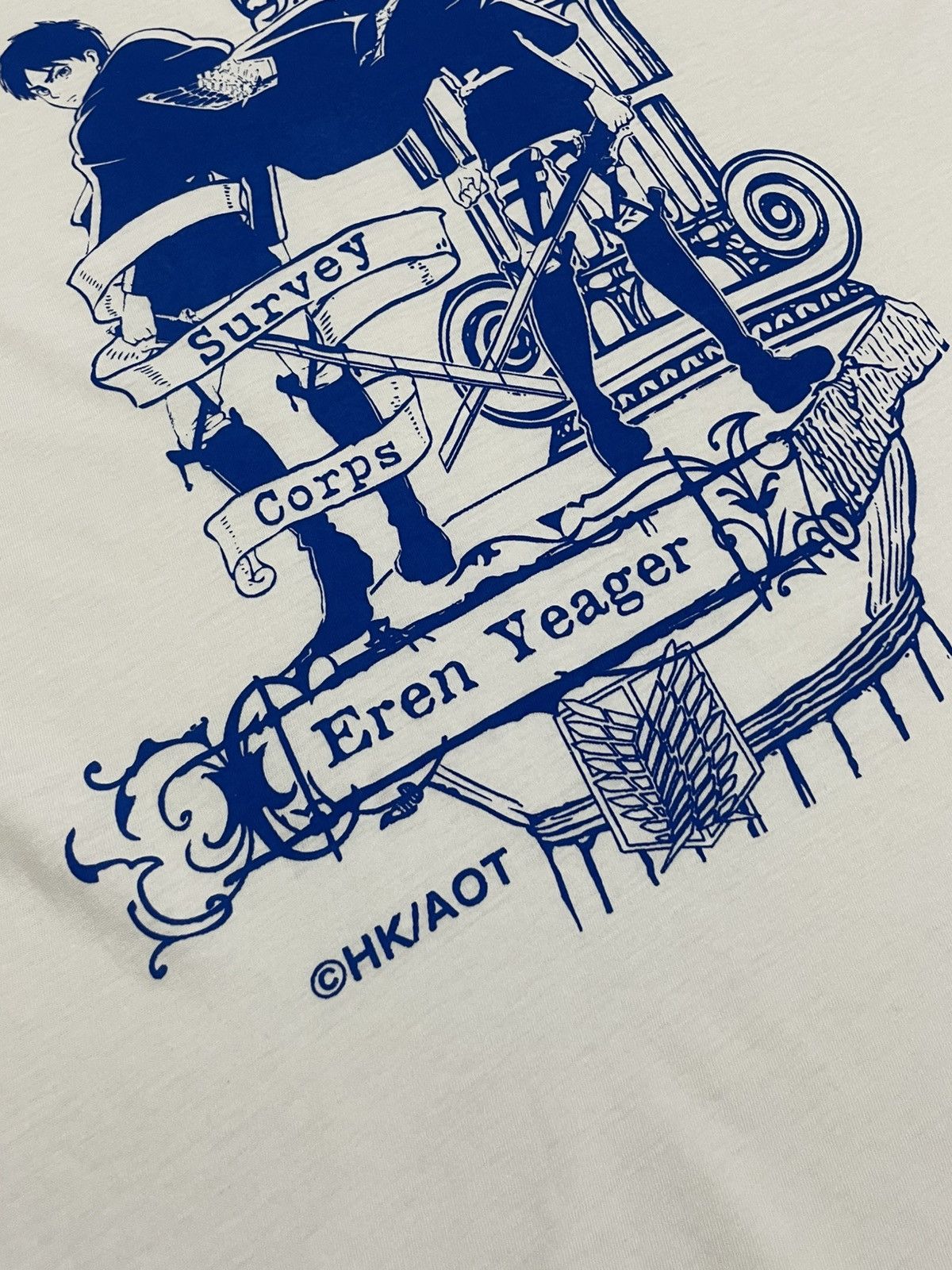 Anime × Cartoon Network × Japanese Brand Eren Yeager & Levi Attack on Titan Anime Y2K Tee Size US L / EU 52-54 / 3 - 4 Thumbnail