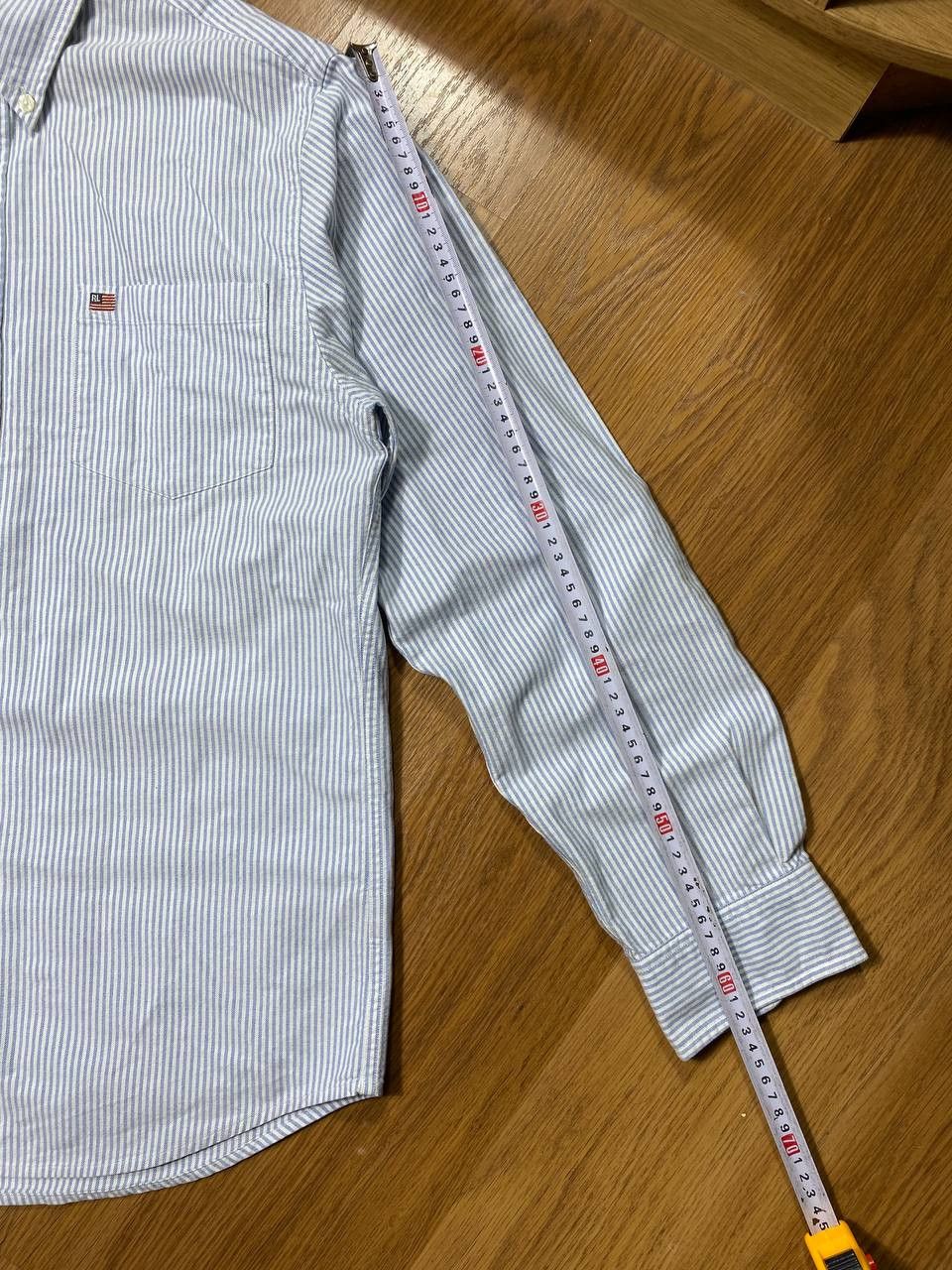 Polo Ralph Lauren × Ralph Lauren × Vintage Polo Ralph Lauren Vintage Mens Long Sleeve Striped Shirt Size US M / EU 48-50 / 2 - 5 Thumbnail