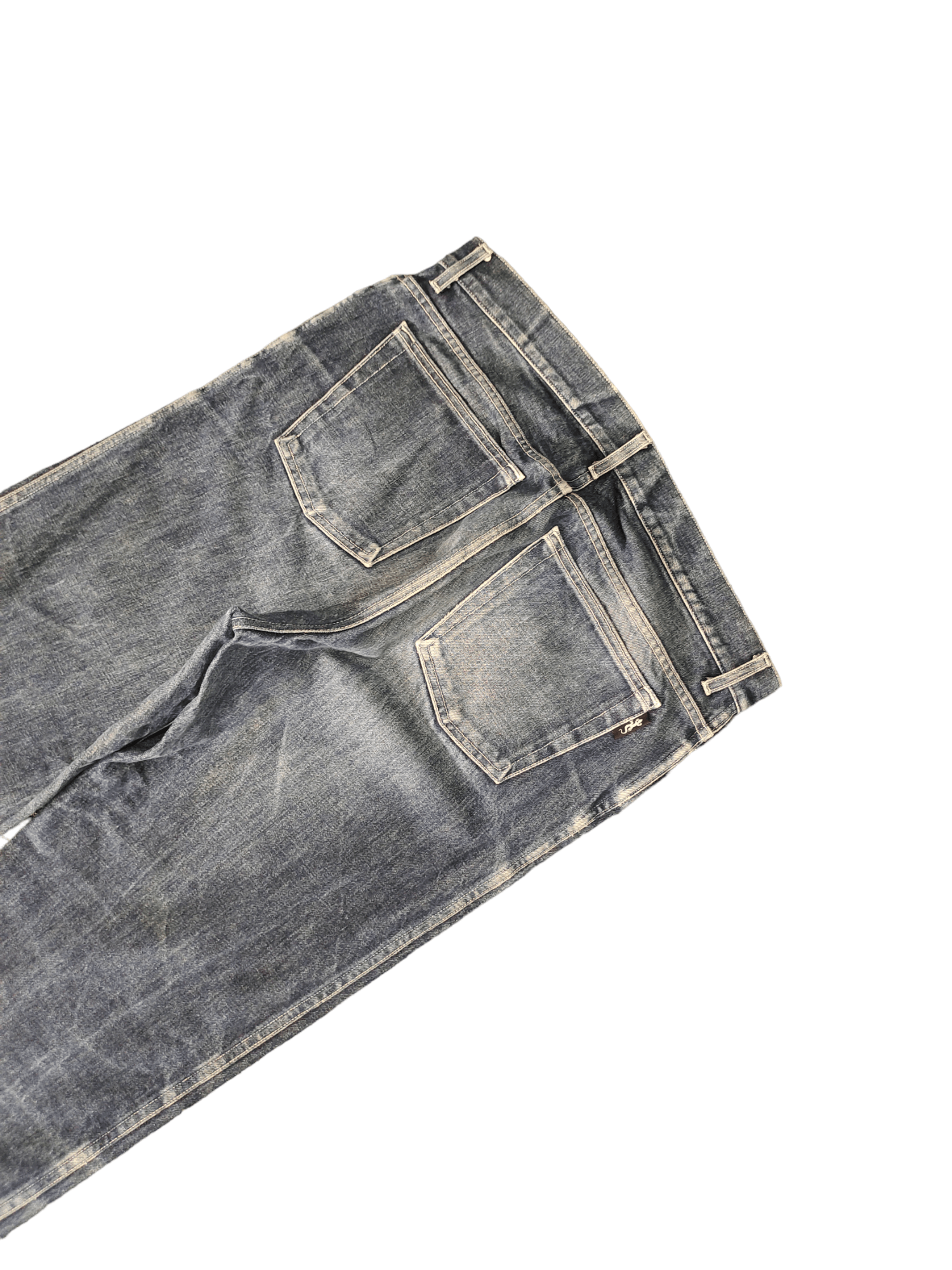 agnes b. Vintage 90s Agnes B. Homme Clawmark Faded Denim Jeans Size US 34 / EU 50 - 15 Thumbnail