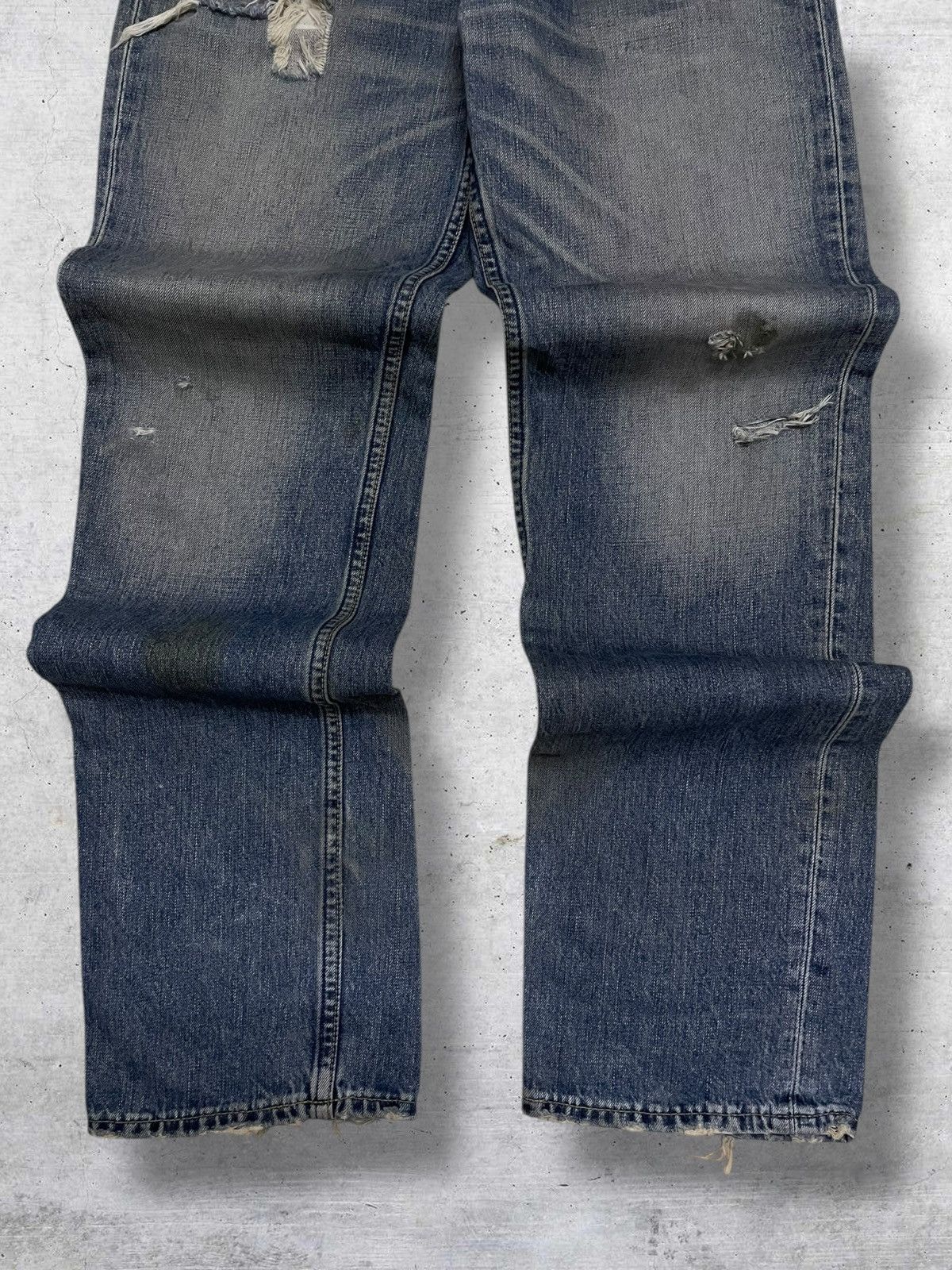 Levi's Vintage Clothing VINTAGE 502 LEVIS 90S DESIGNER USA DISTRESSED DIRTY OG DENIM Size US 29 - 3 Thumbnail