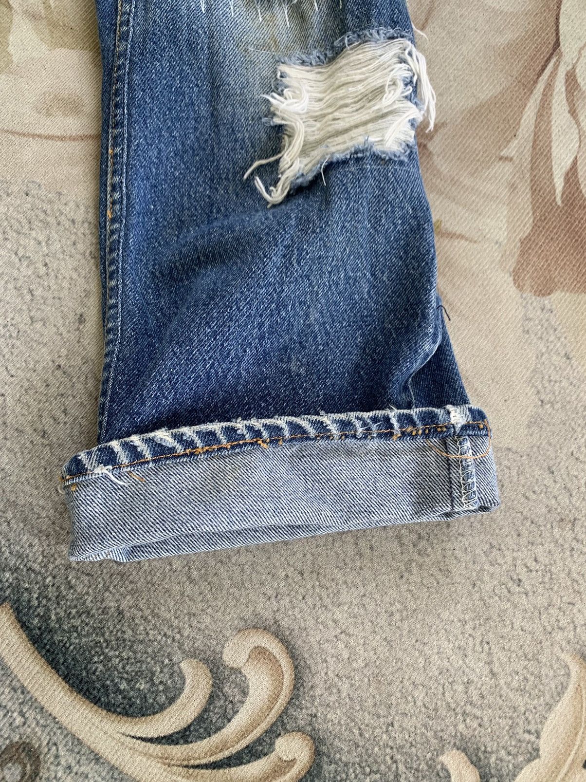 Levi's Levis Distressed 517 Sample Boot Cut Denim Pant Made in Usa Size US 30 / EU 46 - 13 Thumbnail