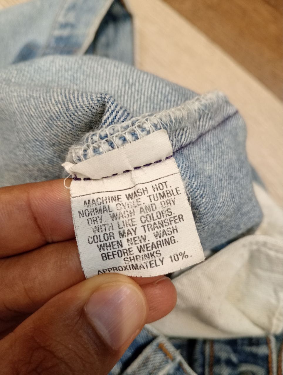 Levi's Vintage Clothing LEVI'S VINTAGE 501 DISTRESSED JEANS - SIZE 36 BLUE Size US 36 / EU 52 - 11 Thumbnail