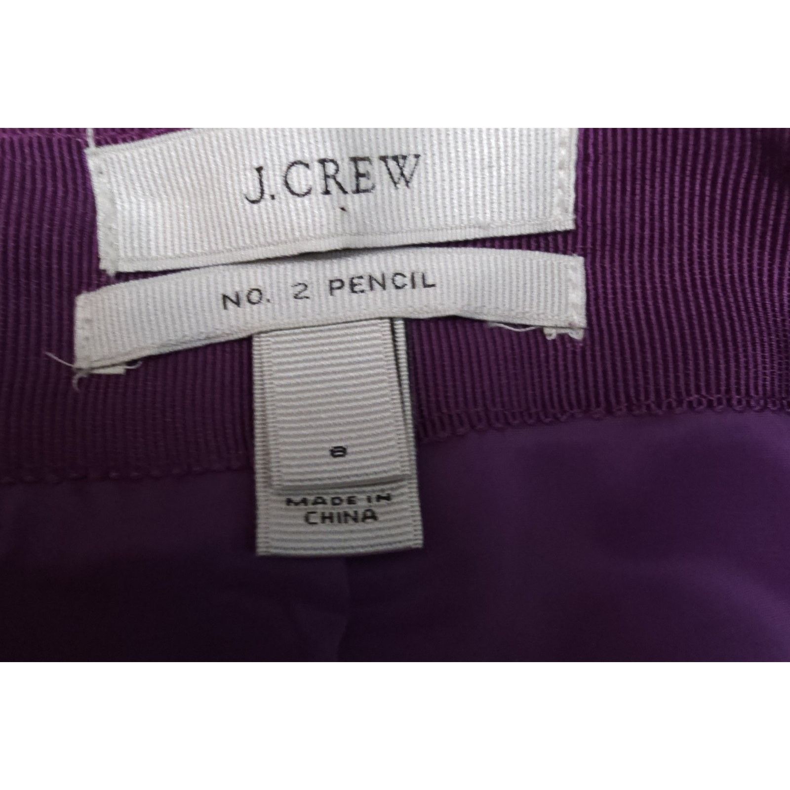 J.Crew J. Crew Super 120s No. 2 Pencil Herringbone Wool Skirt Size 30" / US 8 / IT 44 - 5 Thumbnail