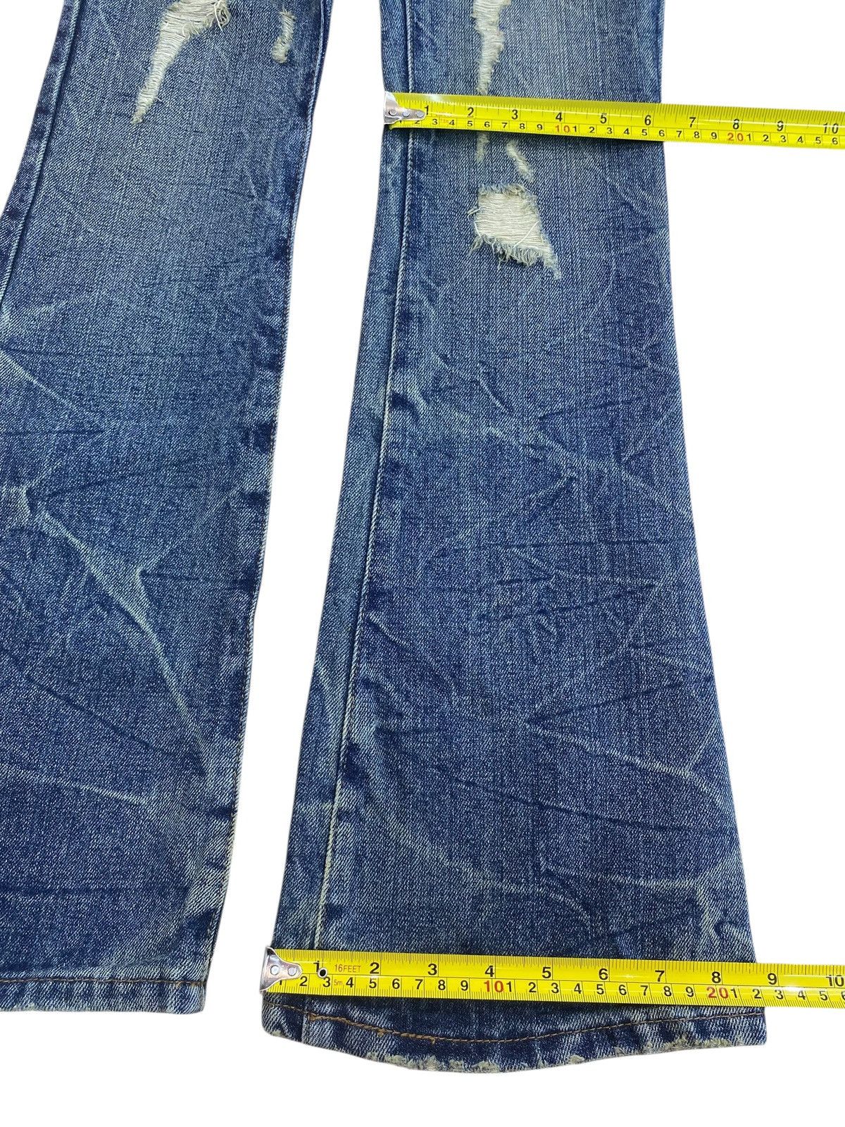 Japanese Brand Japanese Brand Ripped Style Flare Jeans Size US 28 / EU 44 - 8 Thumbnail