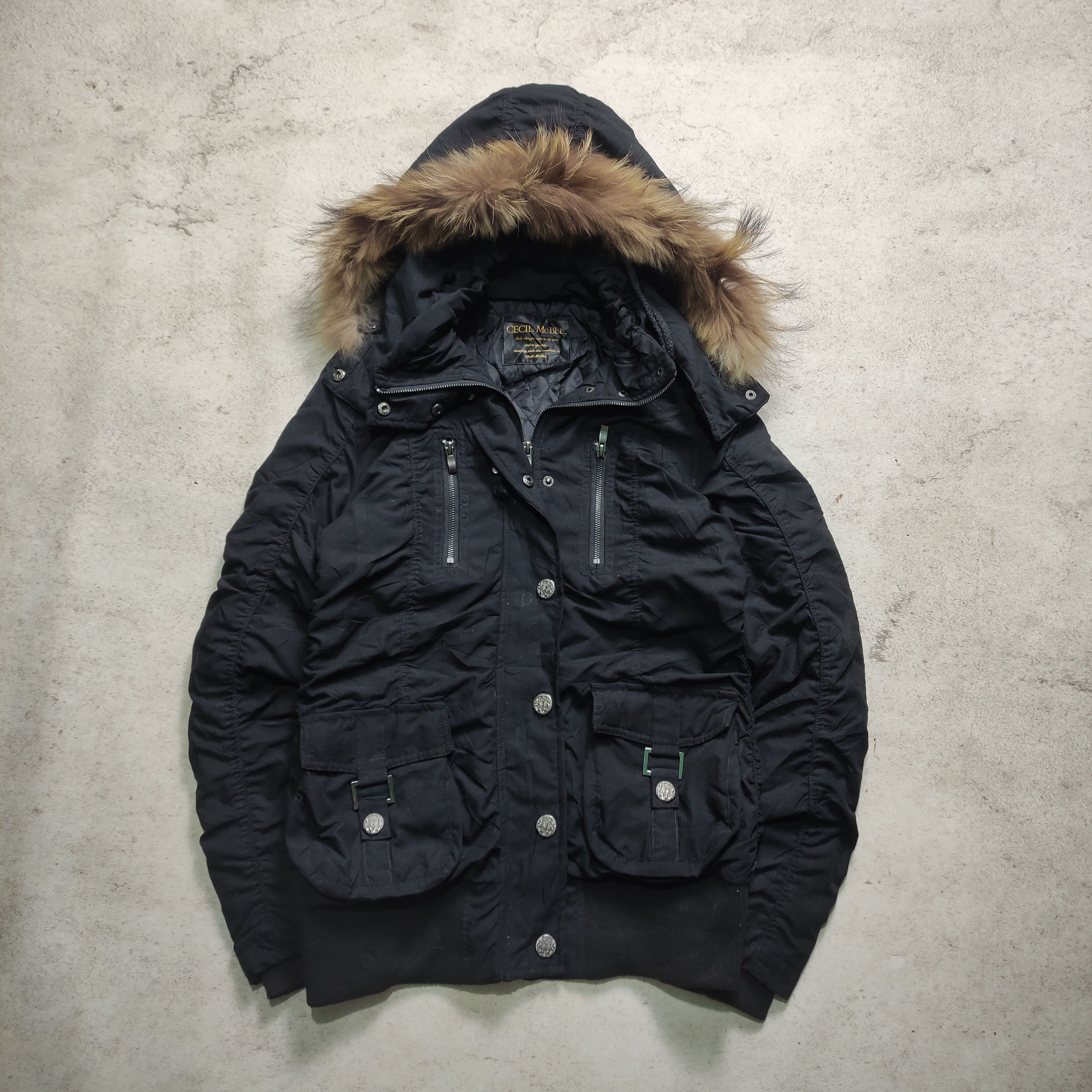 Japanese Brand Cecil MC Bee Fur Jacket style L.G.B Japanese Brand Size US M / EU 48-50 / 2 - 2 Thumbnail