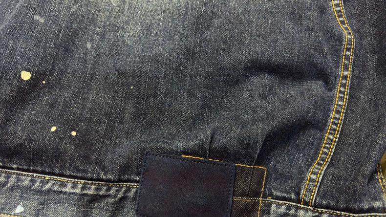 Visvim Visvim 22SS 101XX DMGD-1010 Washing Old Splash Loose denim Size US XL / EU 56 / 4 - 7 Thumbnail