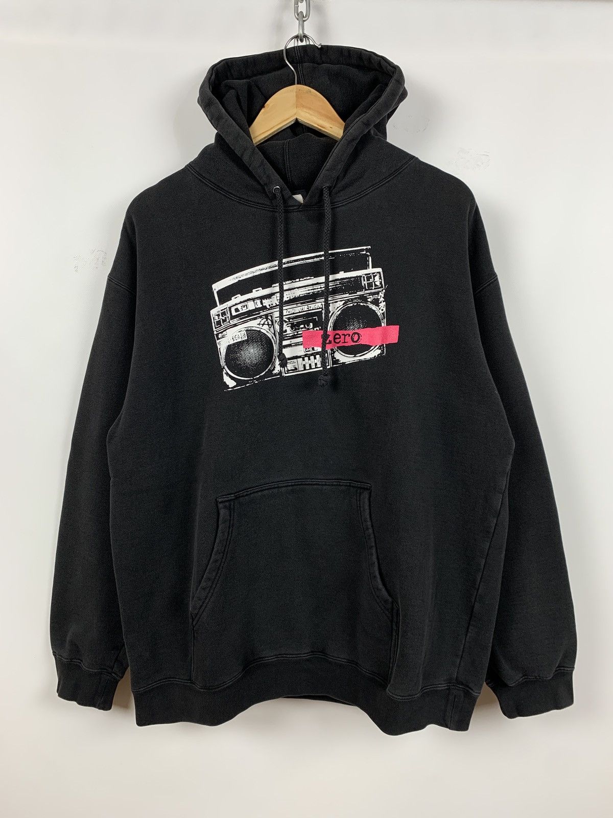 Hook-Ups 90s Vintage Zero Skateboards Black Hoodie Size US L / EU 52-54 / 3 - 1 Thumbnail