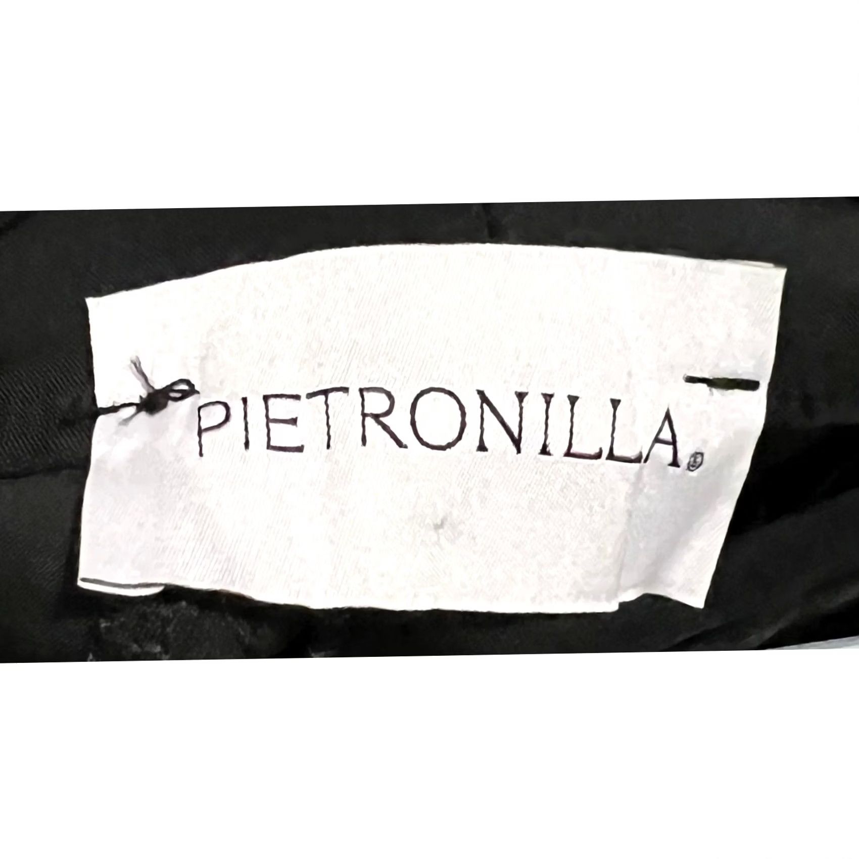 Vintage Pietronilla Black Gold Tuxedo Stripe Dress Pants Wide Leg Pleated Front Sz Small Pants Womens S Wide-Leg Seasonal Party/Cocktail 28in Inseam Size 28" / US 6 / IT 42 - 5 Thumbnail