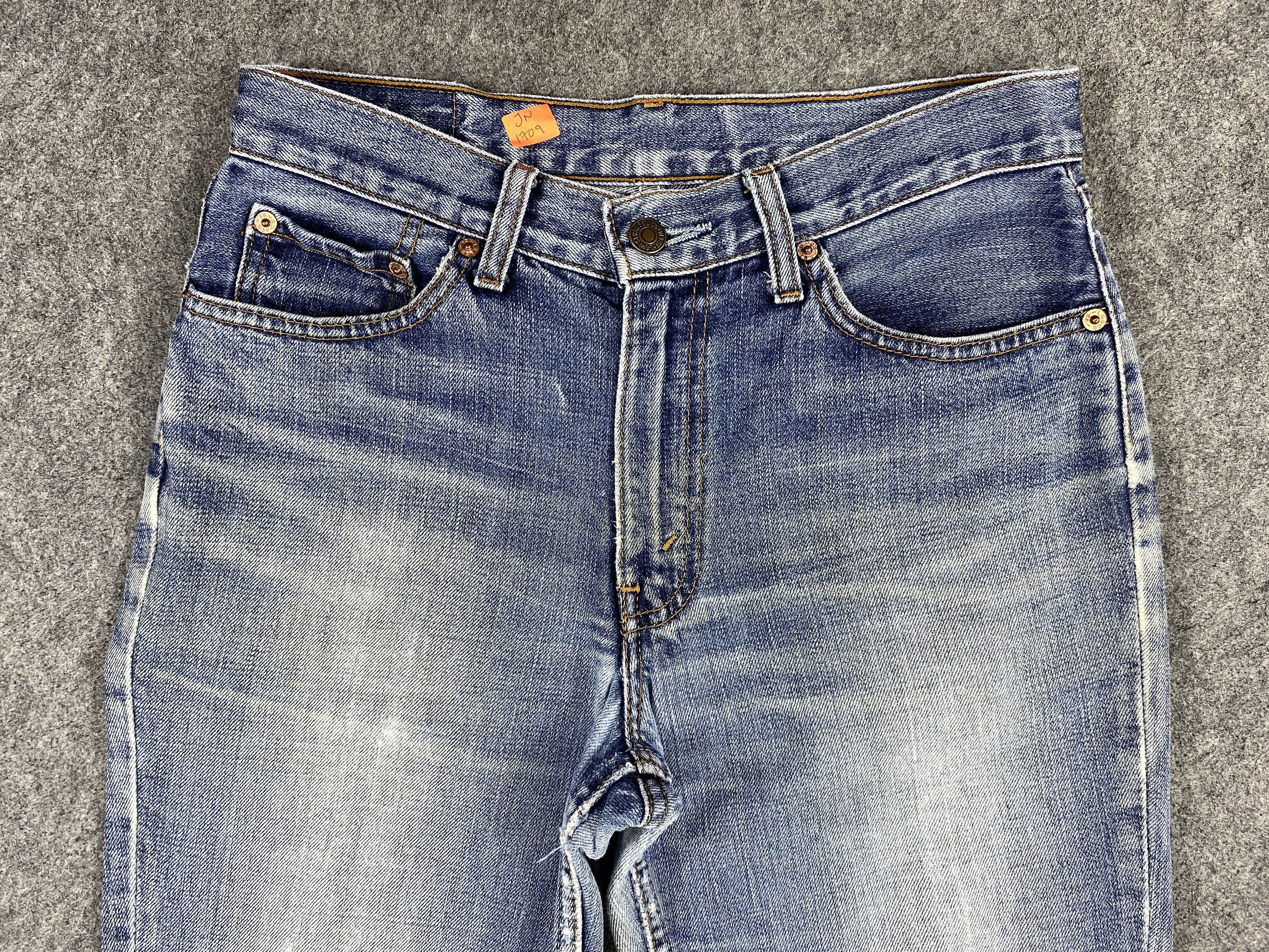 Japanese Brand Distressed Blue Vintage Levi's 505 Jeans 28x29 Denim -JN1709 Size US 28 / EU 44 - 3 Thumbnail
