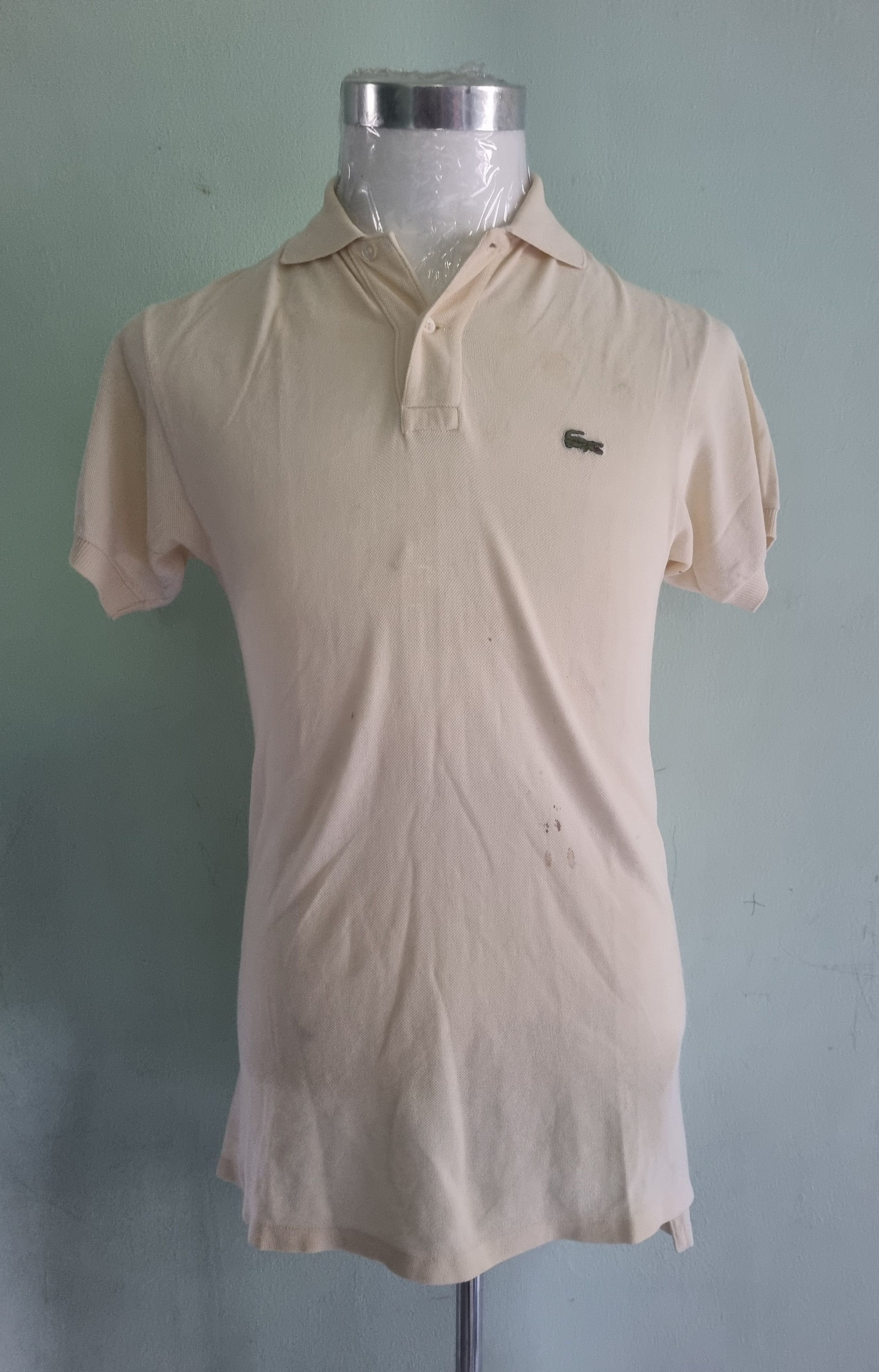 Lacoste Vintage Izod Lacoste Youth Beige Homme Polo Size US XS / EU 42 / 0 - 1 Thumbnail