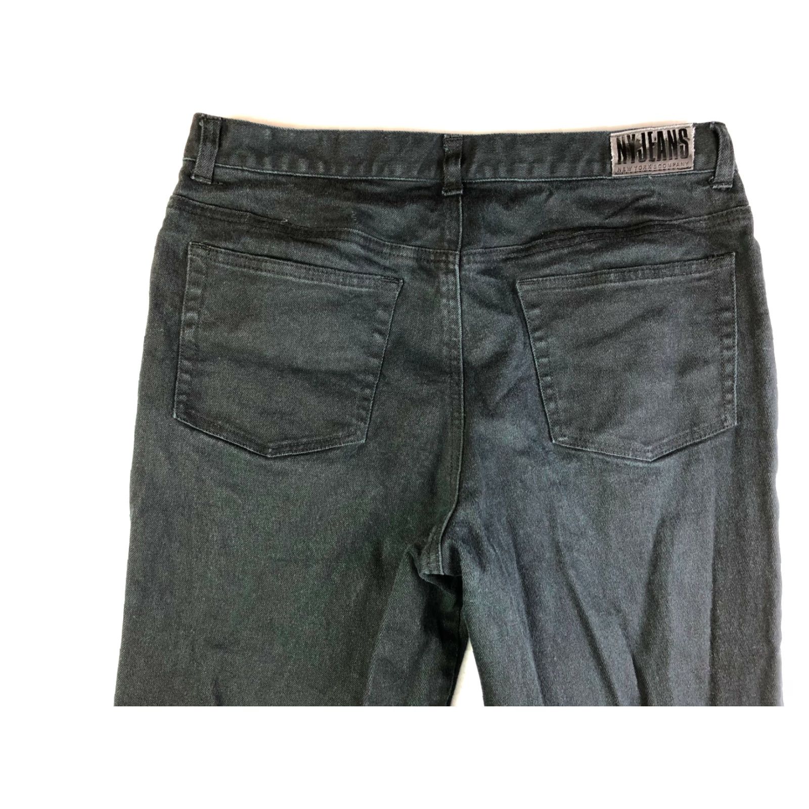Sea New York New York Jeans Straight Womens Size 14 Average 32x29 Measured Black Jeans Regular Fit Denim Cotton Mid Rise Zip Αν Size 36" / US 14 / IT 50 - 6 Thumbnail