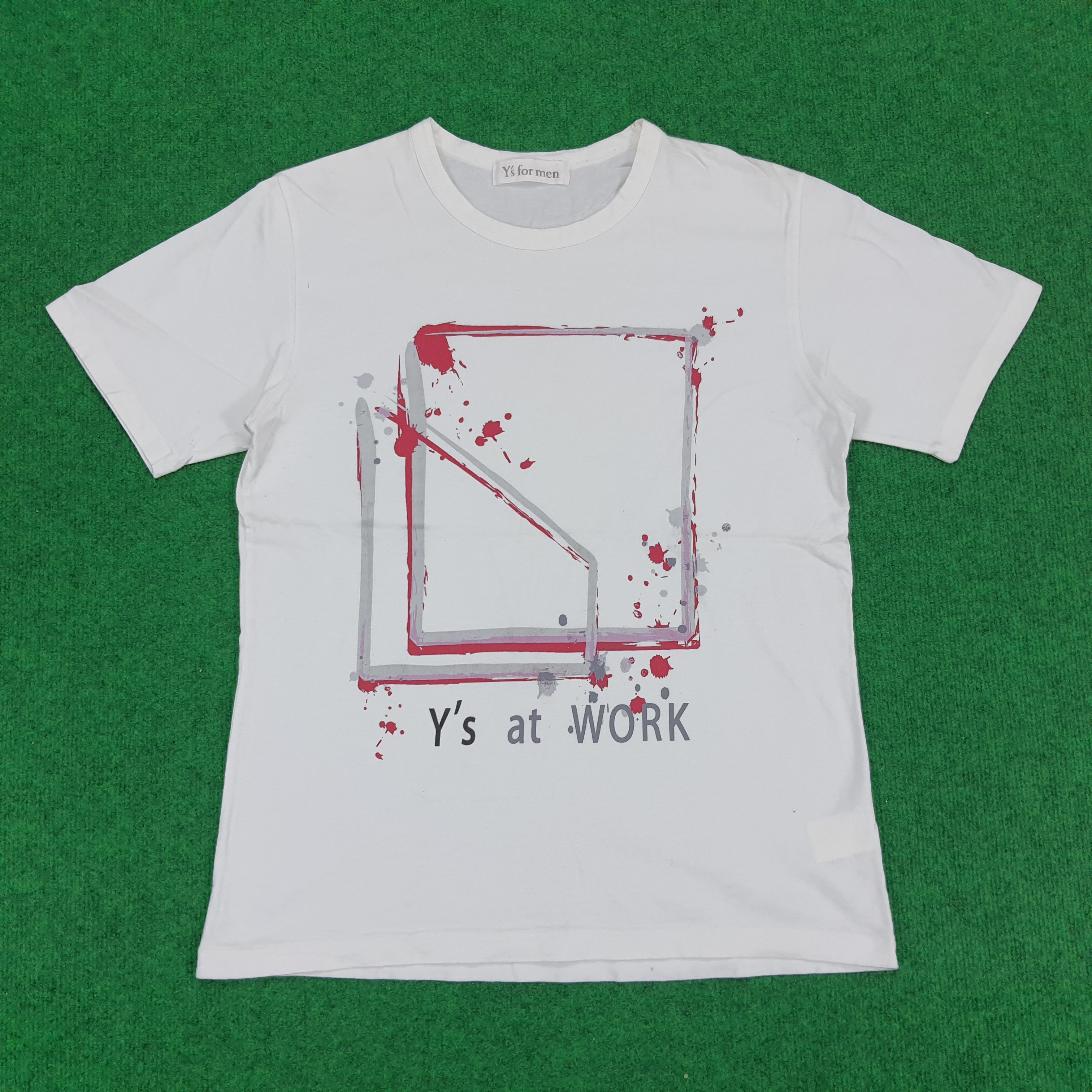 Japanese Brand × Y's for Men × Yohji Yamamoto Vintage Yohji Yamamoto Y's For Men Japanese Brand T-shirt Size US M / EU 48-50 / 2 - 1 Thumbnail