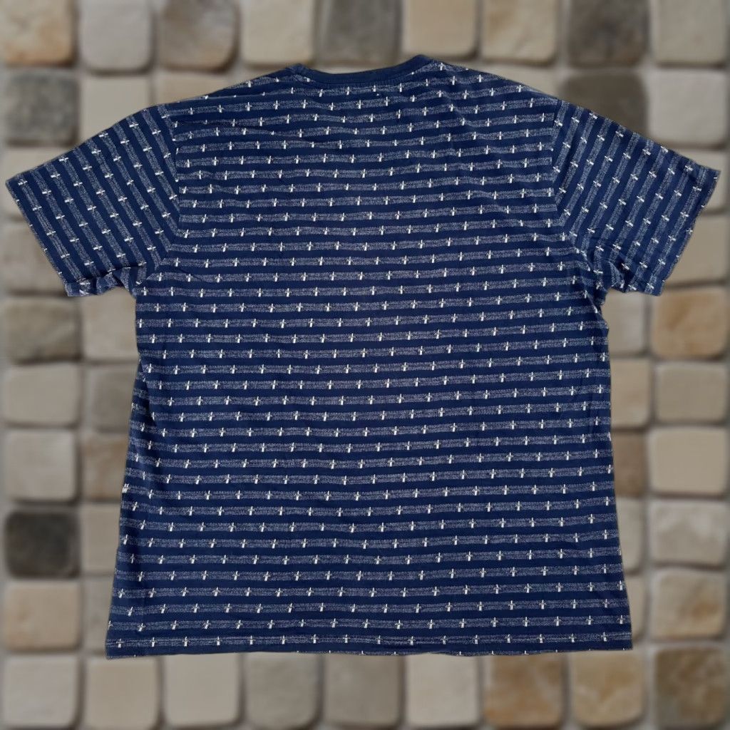 Obey OBEY Worldwide Pocket Tee Knit Mens XL Blue Crew Neck Short Sleeve T-Shirt Size US XL / EU 56 / 4 - 1 Thumbnail