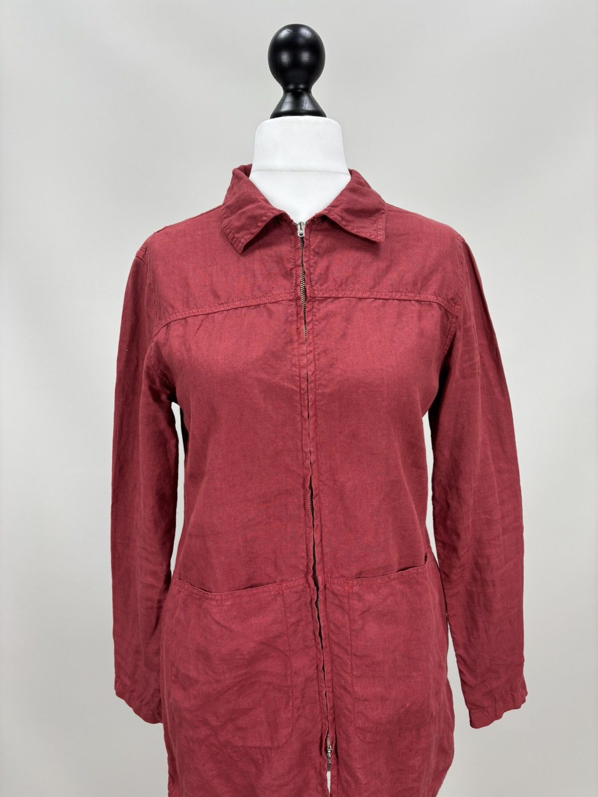 Transit Womens linen jacket Transit Par Such Size 2 Color Red Size M / US 6-8 / IT 42-44 - 2 Thumbnail