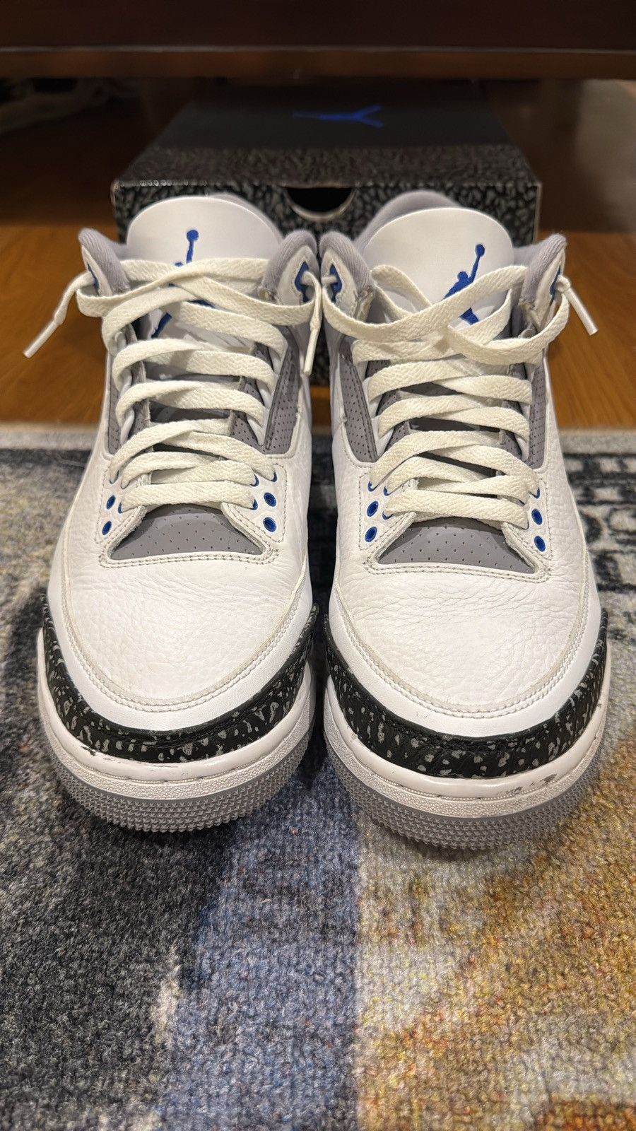 Jordan Brand Jordan 3 ‘racer blue’ Size US 10 / EU 43 - 3 Thumbnail