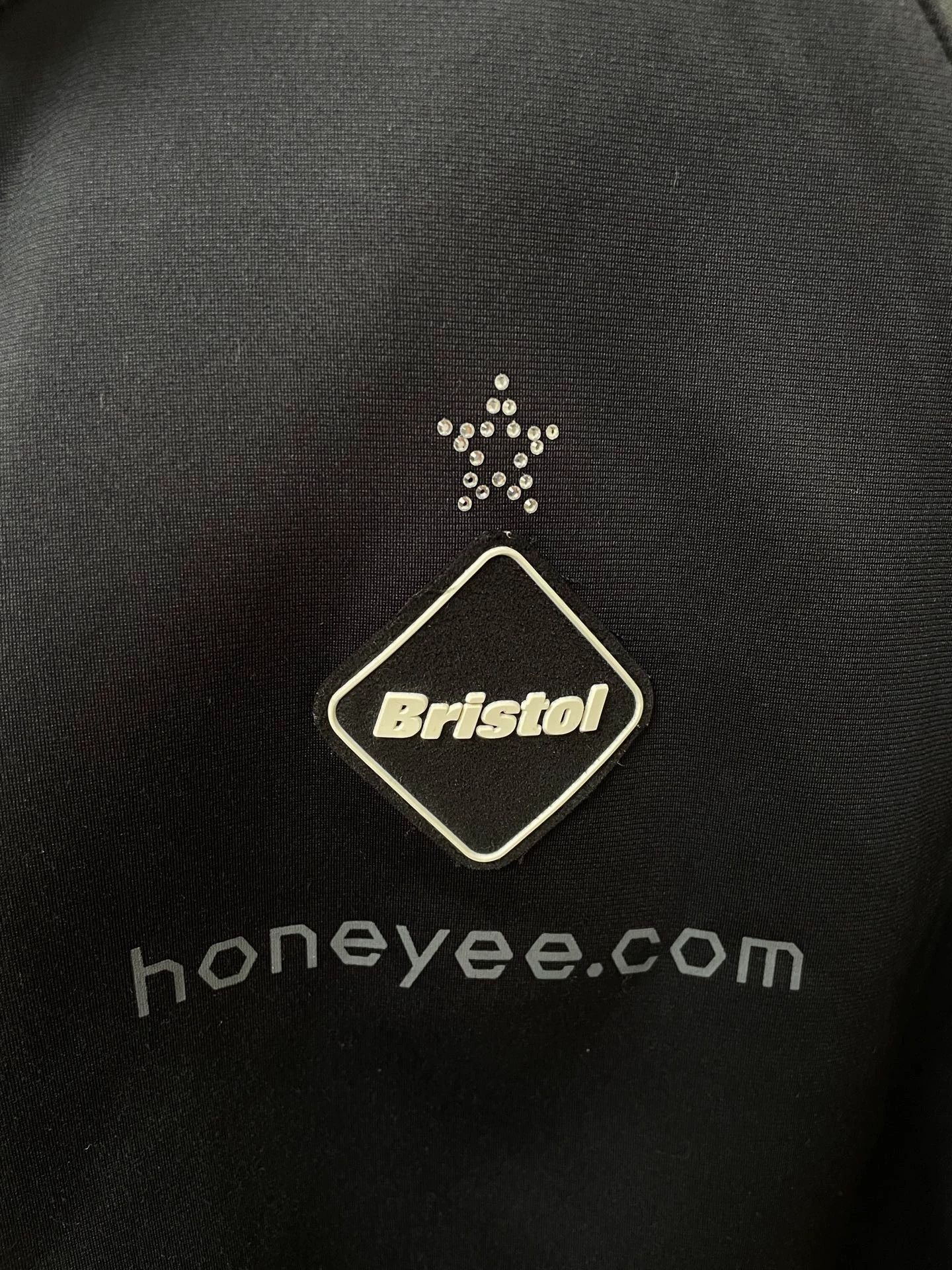 Nike Bristol x Nike x Fragment Logo Jacket XL Black/Gray Size US XL / EU 56 / 4 - 3 Thumbnail