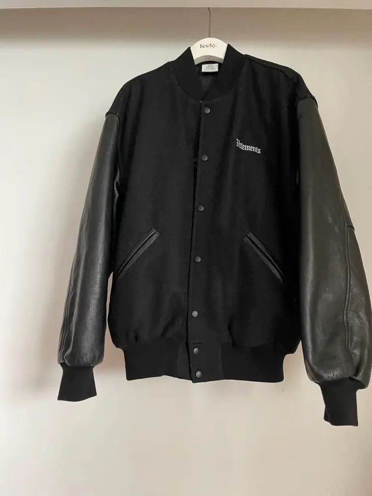 Vetements Vetements Vetements 20AW Runway Wool Leather Sleeves Jacke Size US XS / EU 42 / 0 - 2 Thumbnail