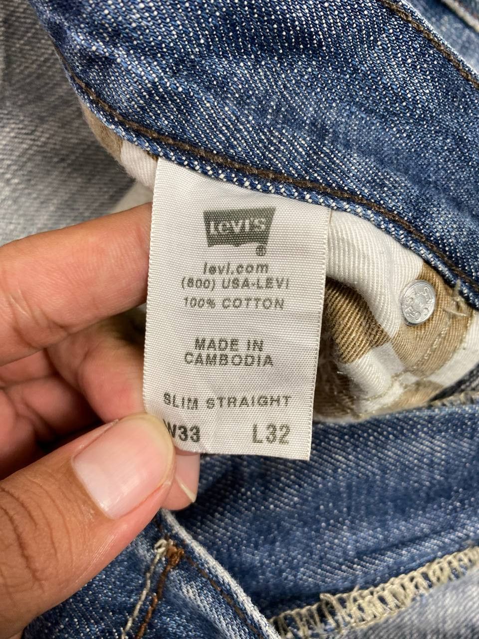 Levi's vintage levis slim straight distressed denim nice design Size US 36 / EU 52 - 14 Thumbnail