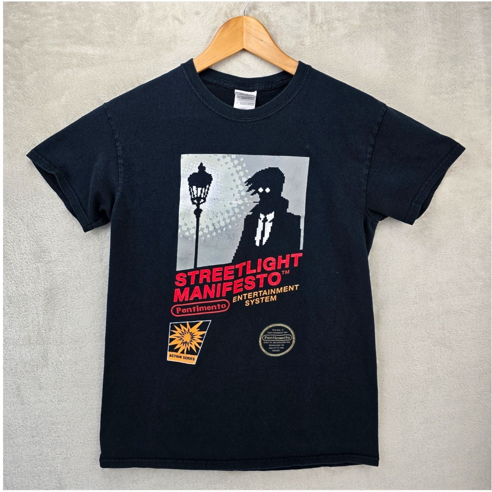 Gildan Streetlight Manifesto Pentimento Shirt Mens Small Nintendo Size US S / EU 44-46 / 1 - 1 Thumbnail